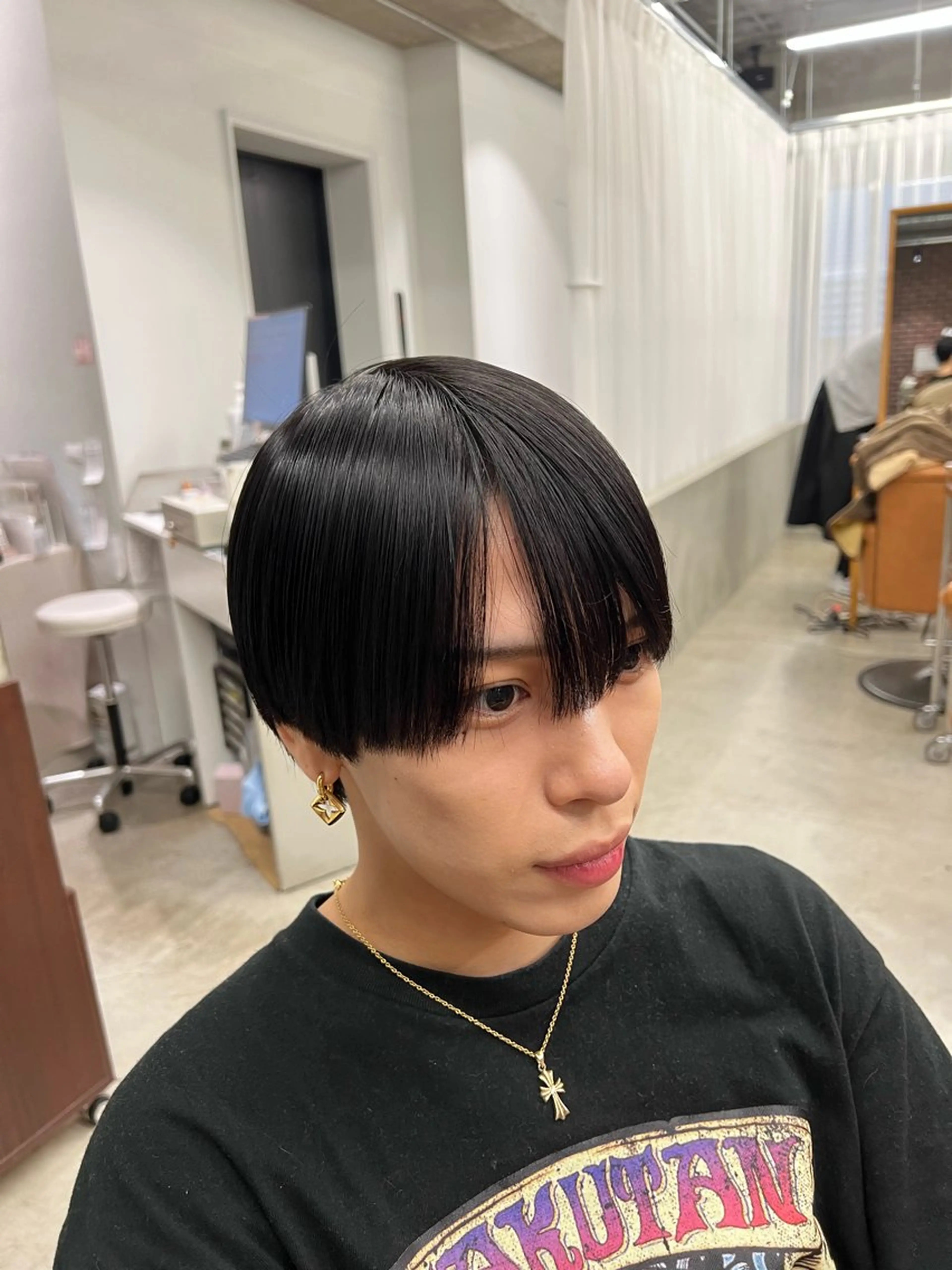 メンズ ヘアカラー トリートメント 山野愛子美容室　銀座店所属・tomoメンズ特化 /パーマ/カットのヘアスタイル