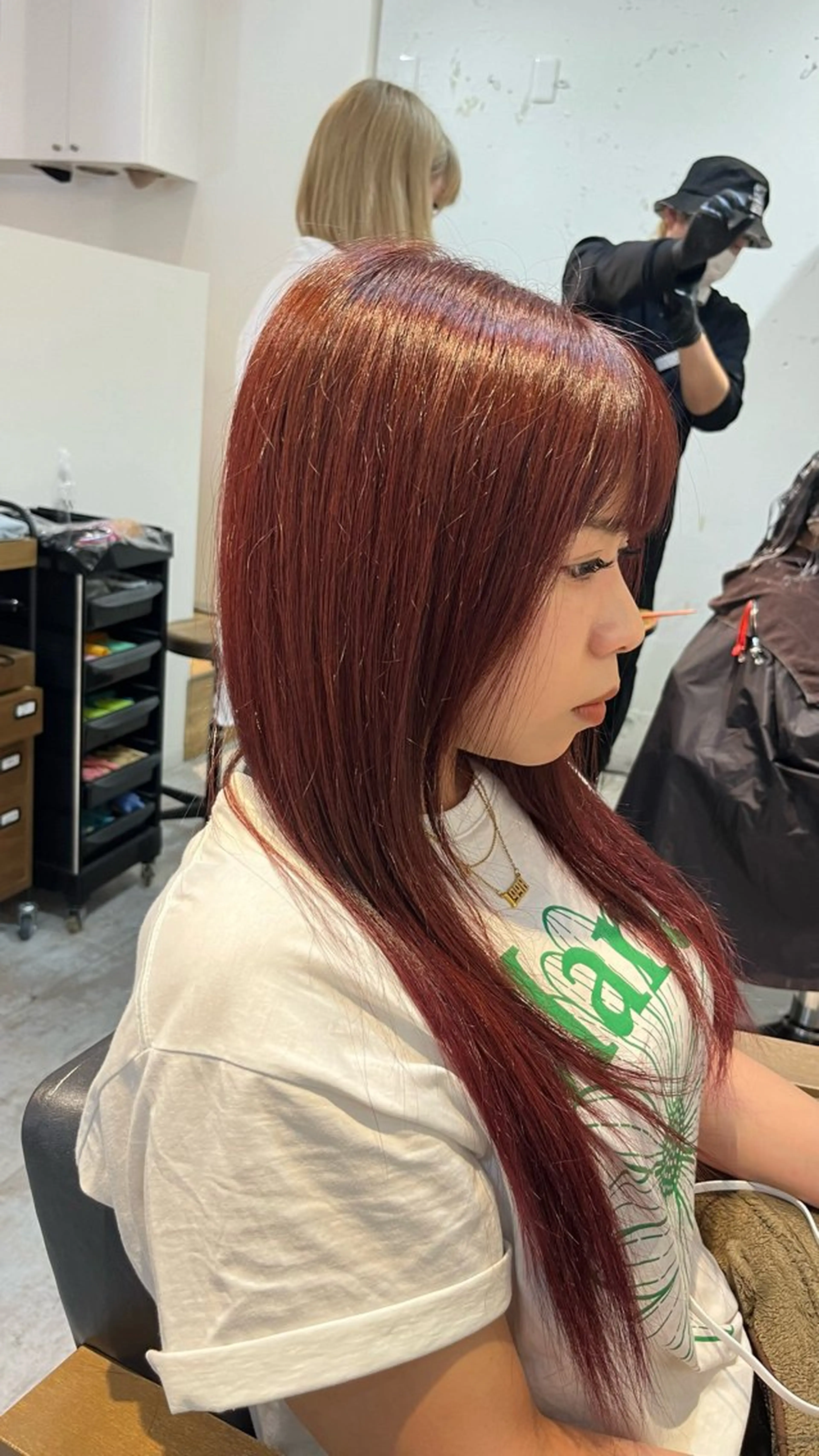 ロング カラー en't所属・佐藤　ひなの ／艶髪のヘアスタイル