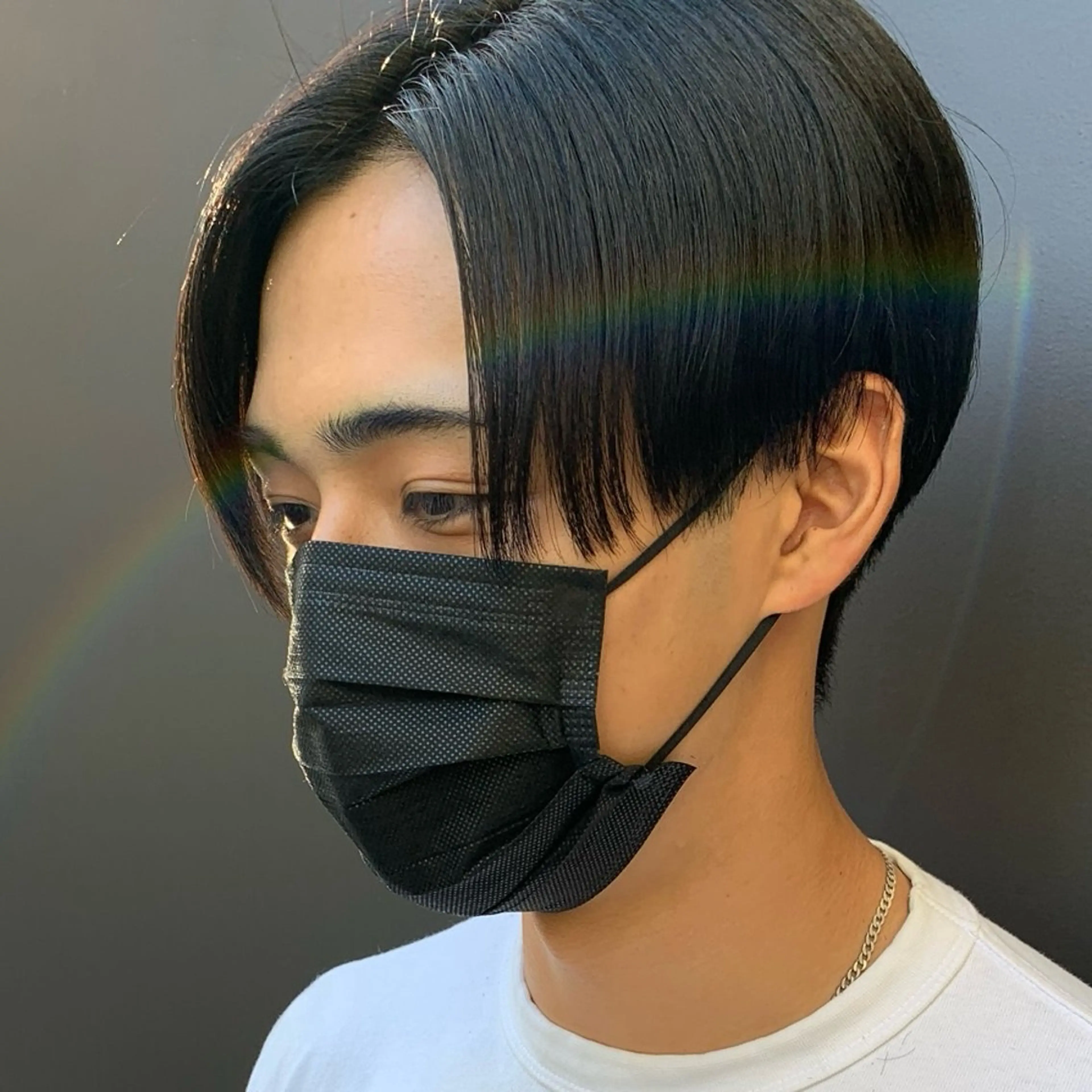 ミディアム パーマ ヘアアレンジ メンズ fifth 石川 凪のヘアスタイル