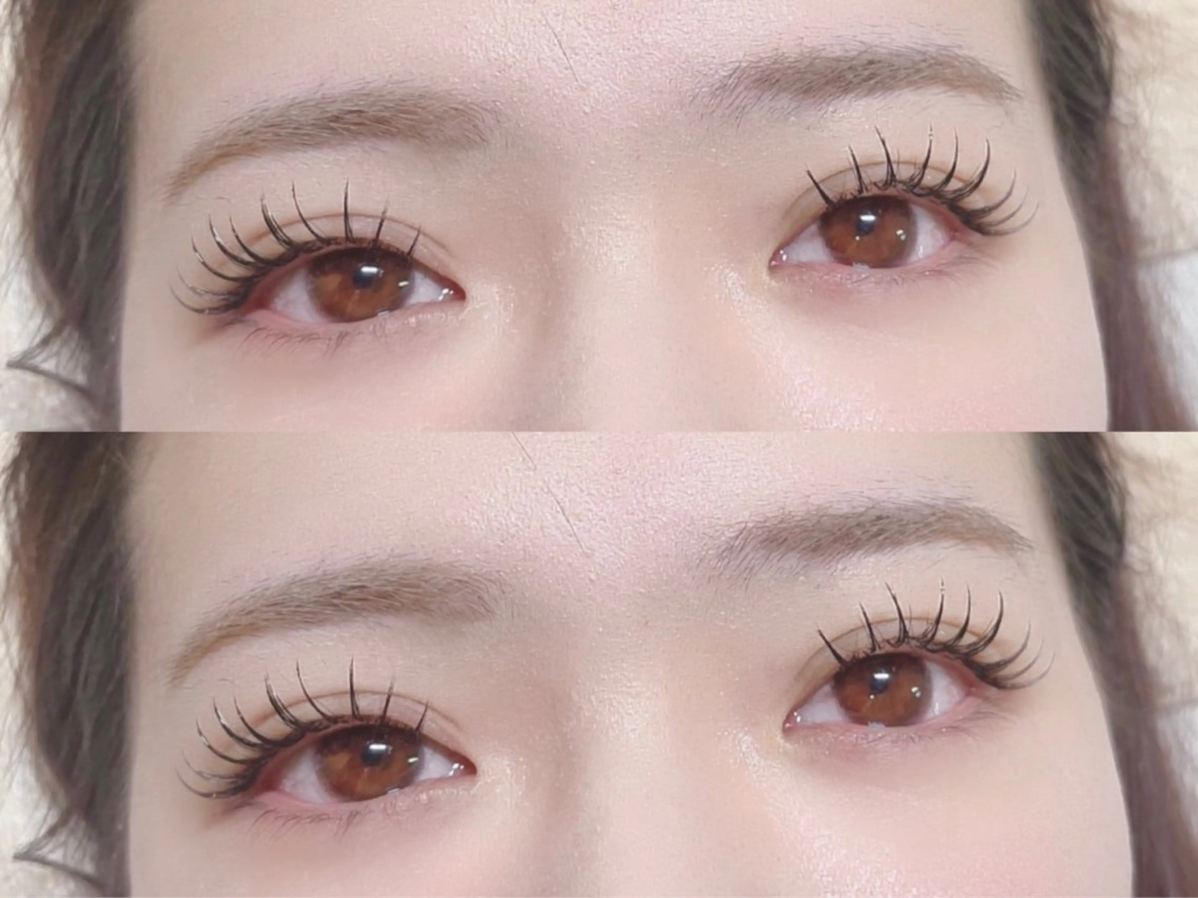 マツエク・マツパ 付け放題 バインドロック 束感まつ毛 フラットラッシュ パリジェンヌラッシュリフト マツエク AURORA RINAのマツエク・マツパデザイン