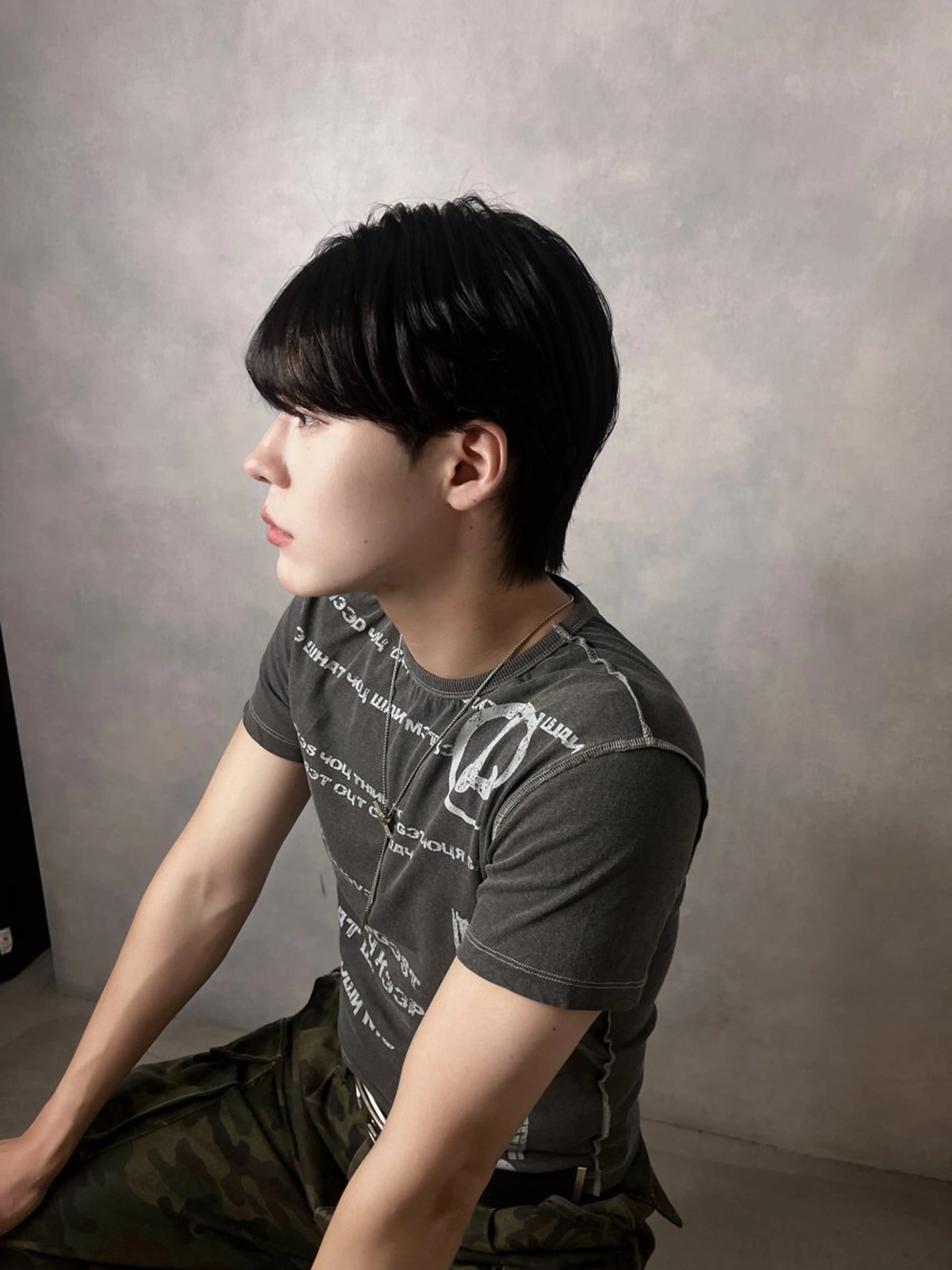 パーマ メンズ カット パーマ 大阪韓国メンズ特化 LUNAのヘアスタイル