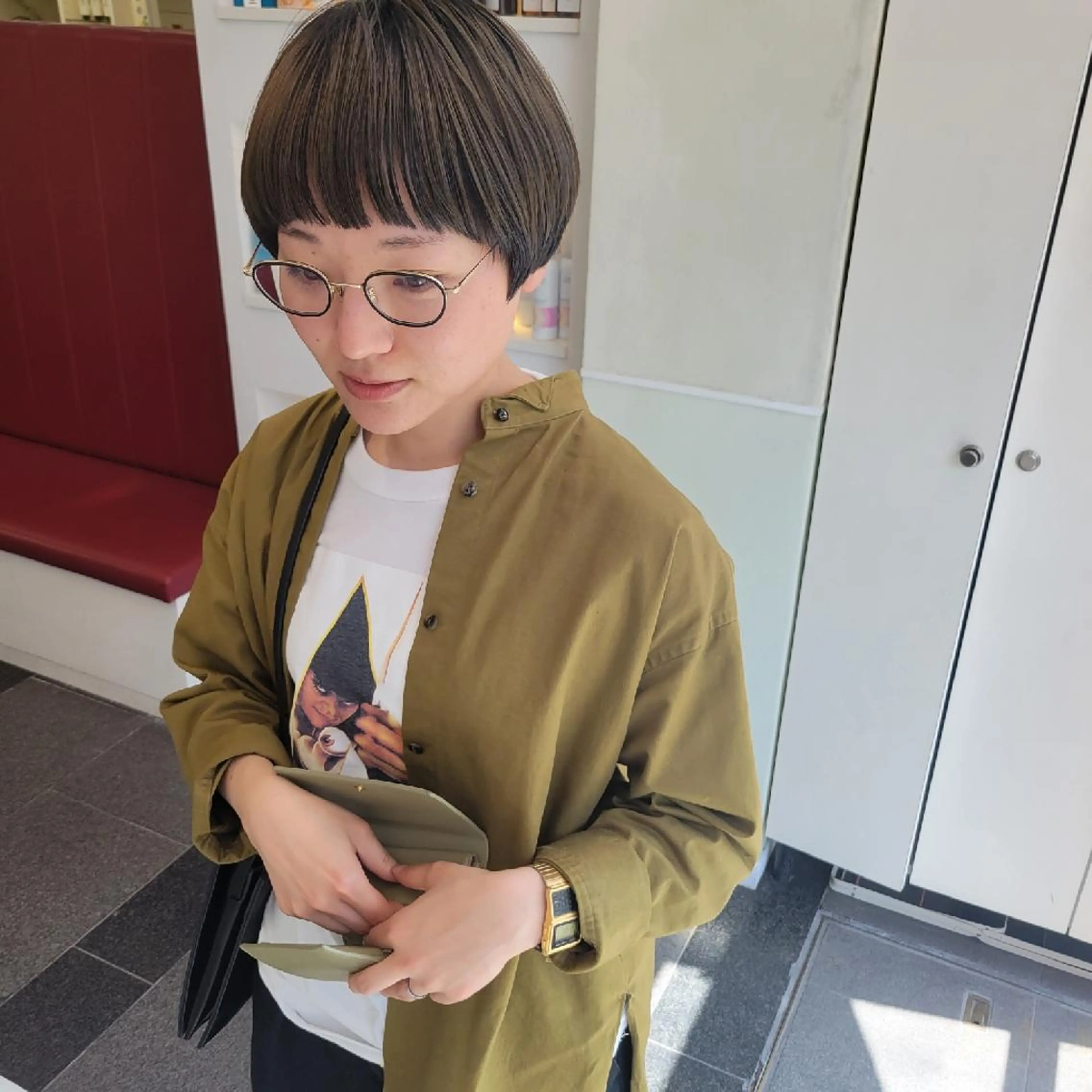 ショート ショートヘア 遠藤 史秋のヘアスタイル