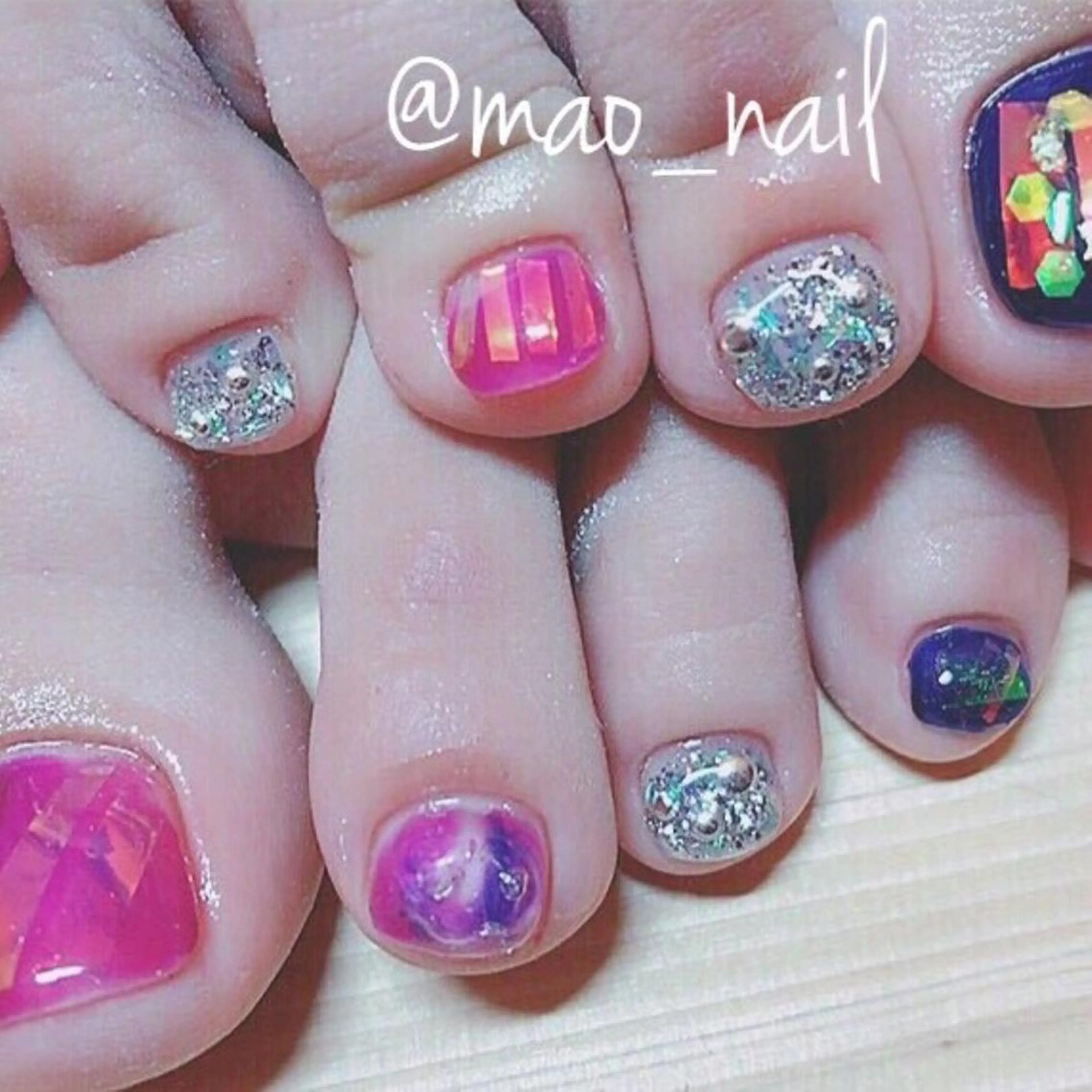 ネイル フットネイル mao nailのネイルデザイン