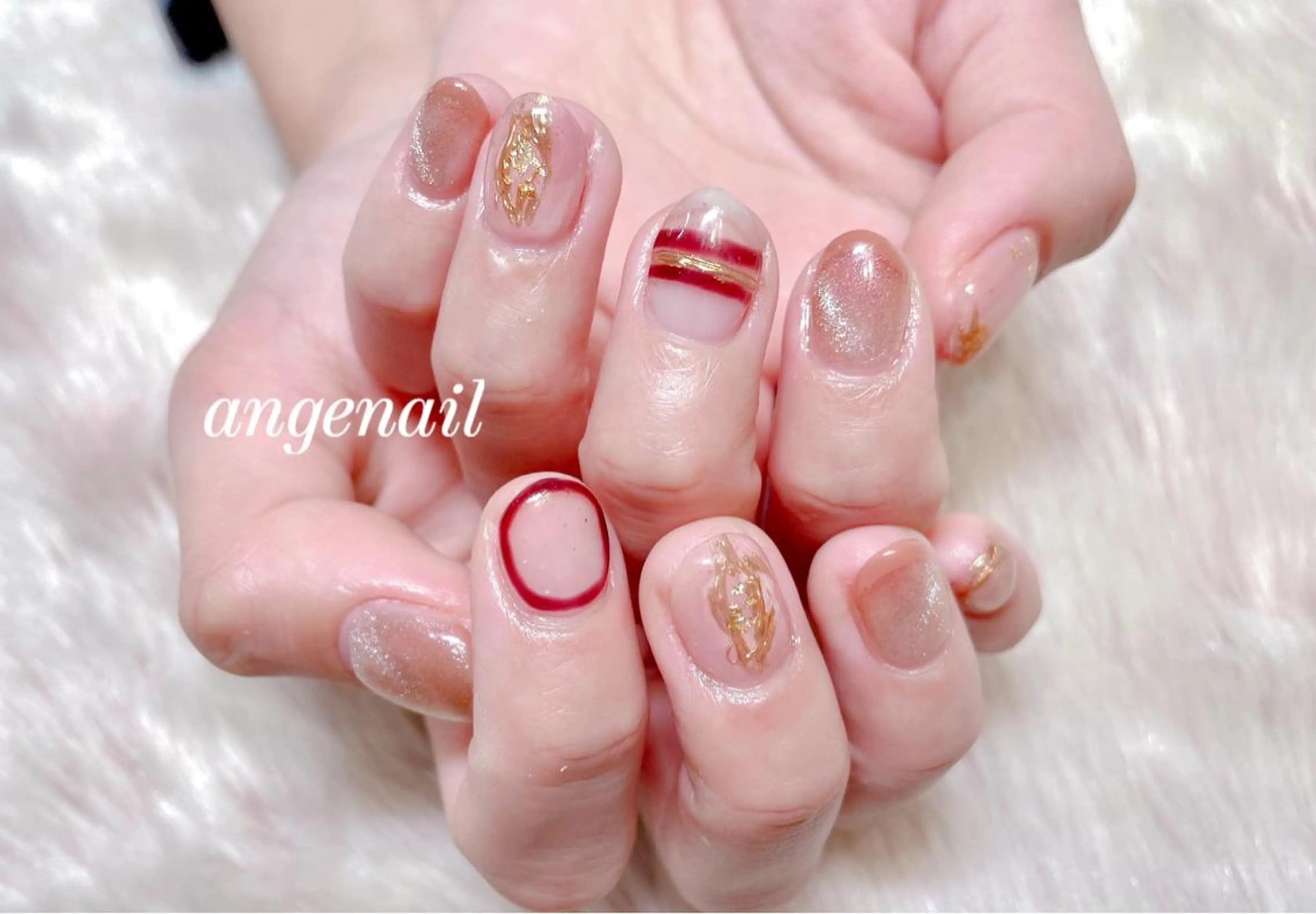 ネイル ハンドネイル オーナーネイリスト MAKIのネイルデザイン