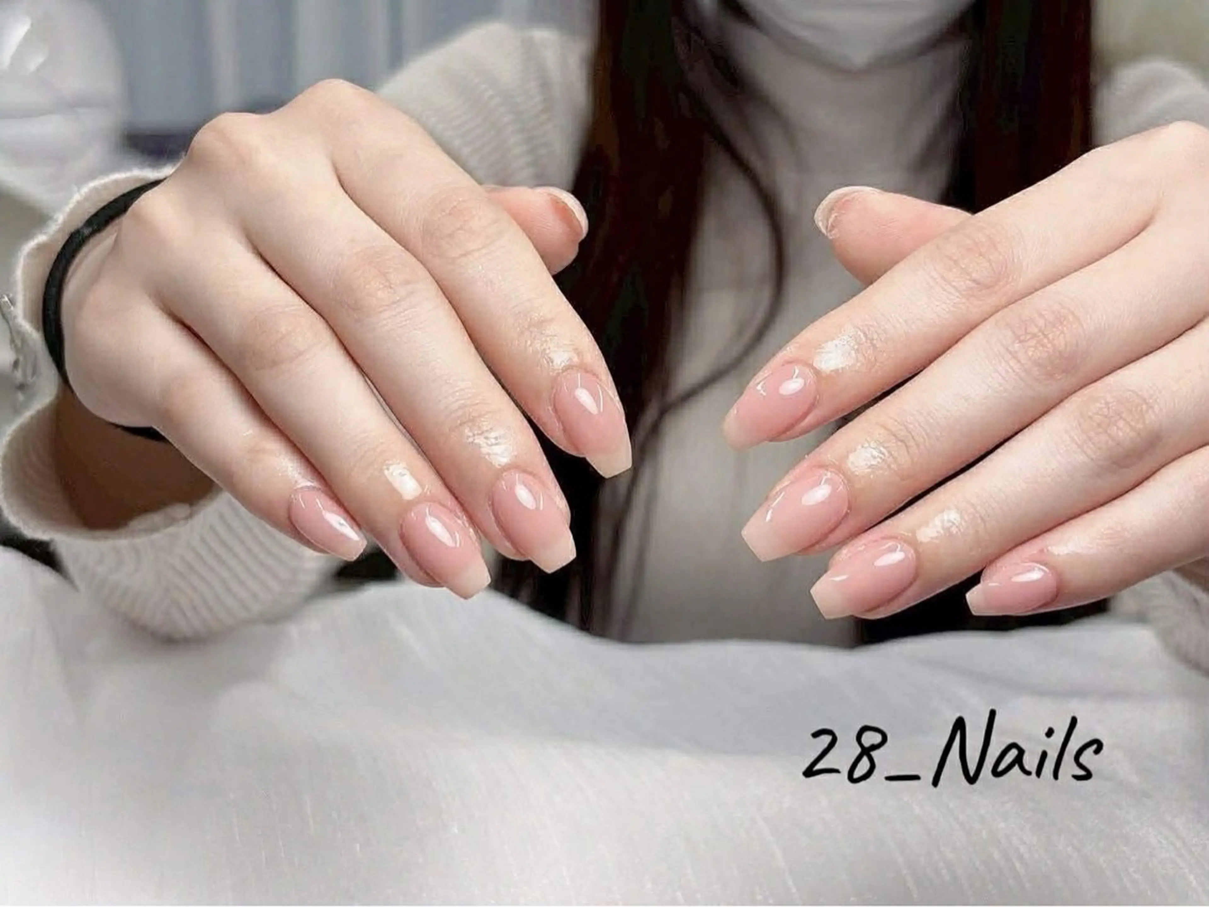 ショート ハンドネイル 28nails .thaoのネイルデザイン