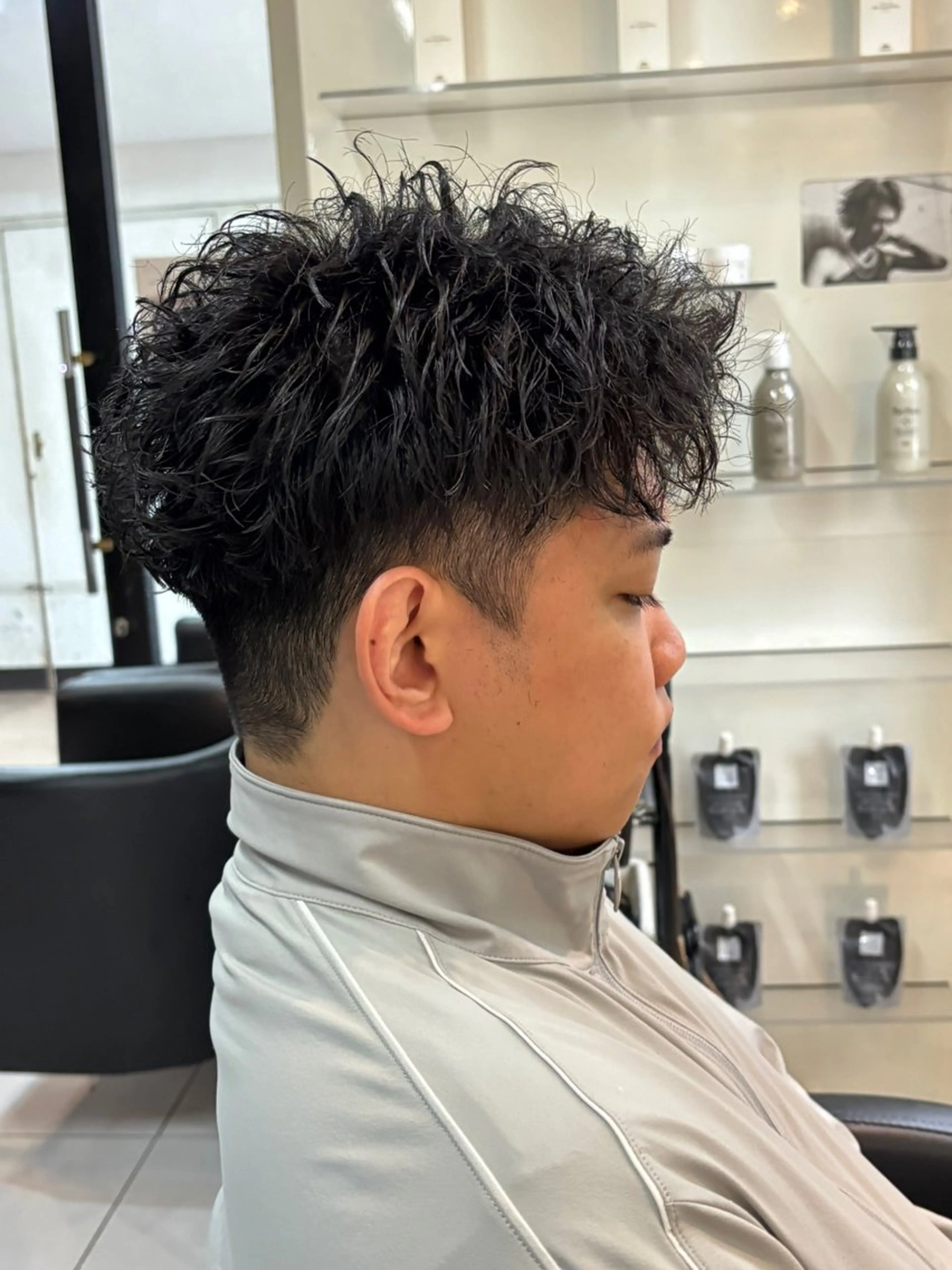 メンズ メンズパーマ カット パーマ 加川 隼人のヘアスタイル