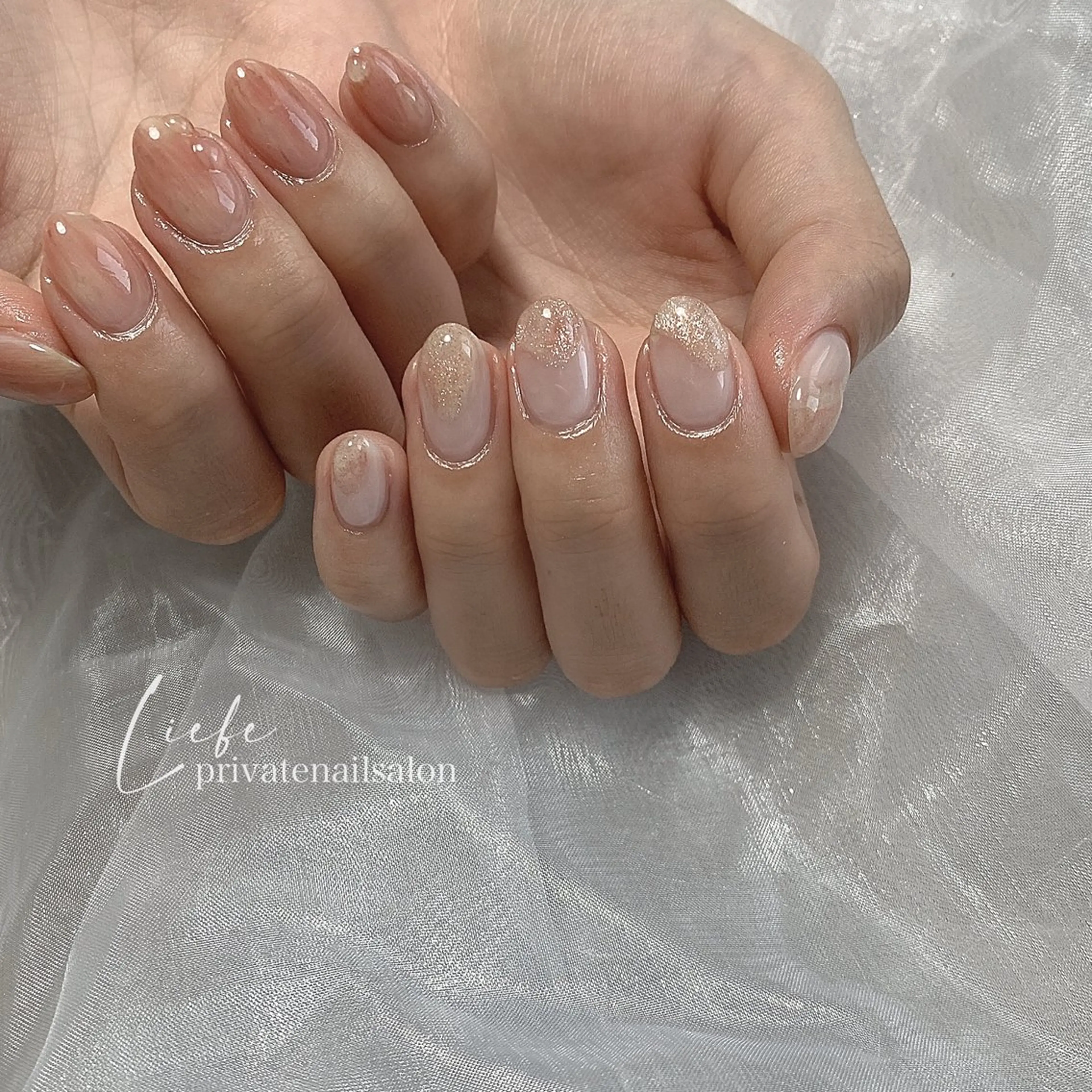 ネイル 持ち込み ハンドネイル Liebe nailのネイルデザイン