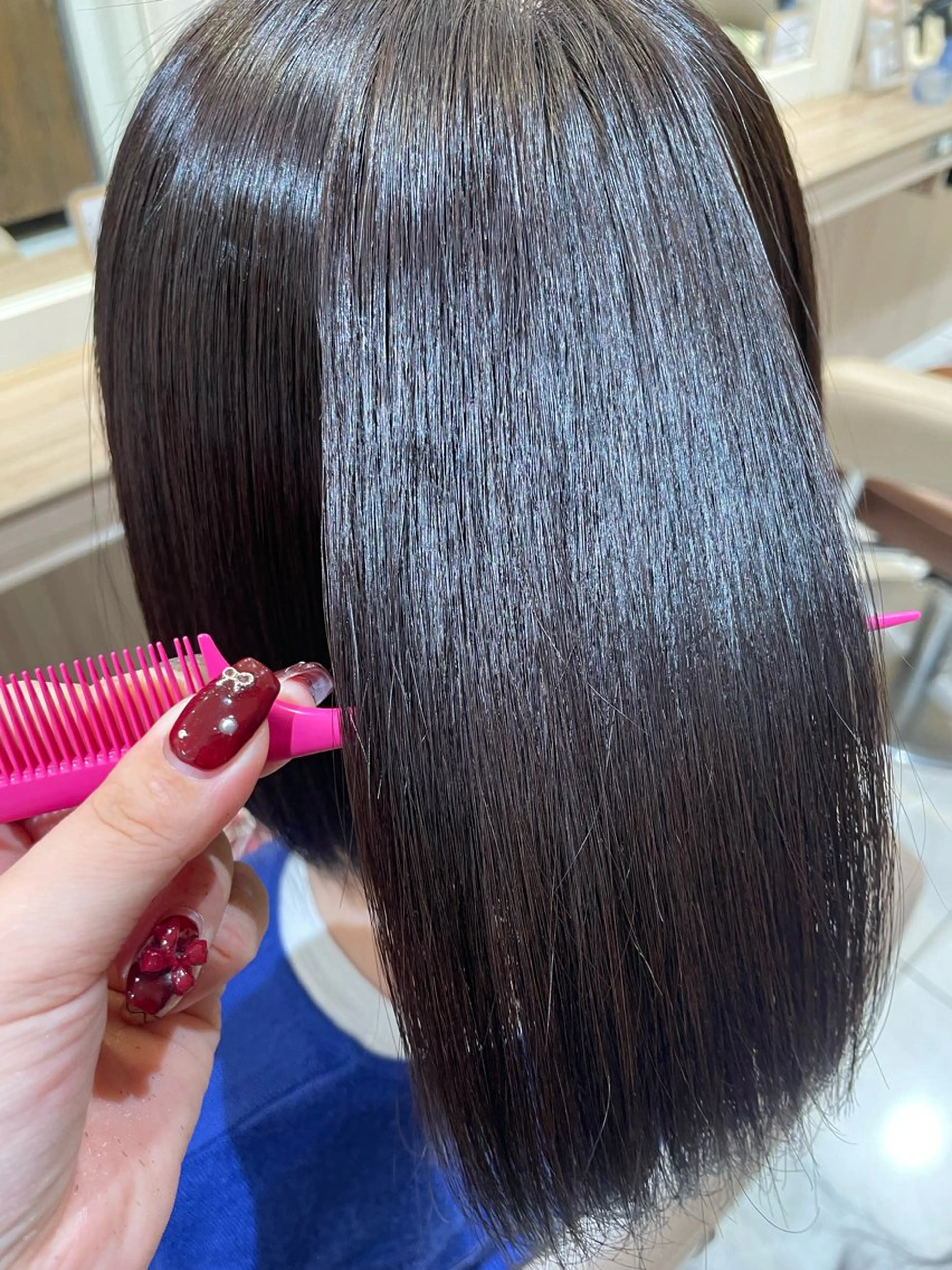 ショート パーマ カット 縮毛矯正 トリートメント 韓国ヘアメイク🎀/ 縮毛矯正✨山本媛香のヘアスタイル