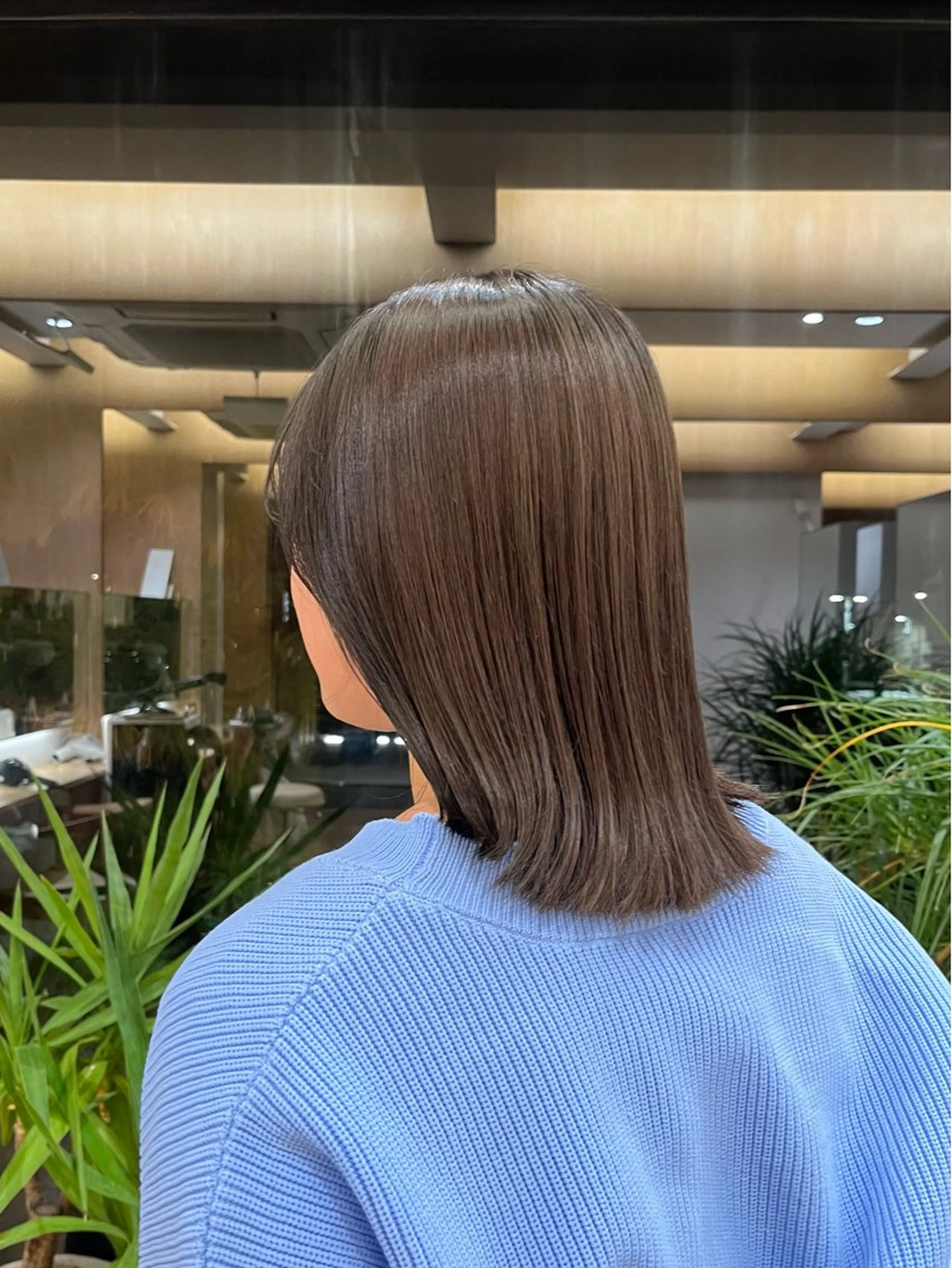 カラー アッシュ アッシュブラウン ブラウンカラー ひなた /鎌倉美容室のヘアスタイル