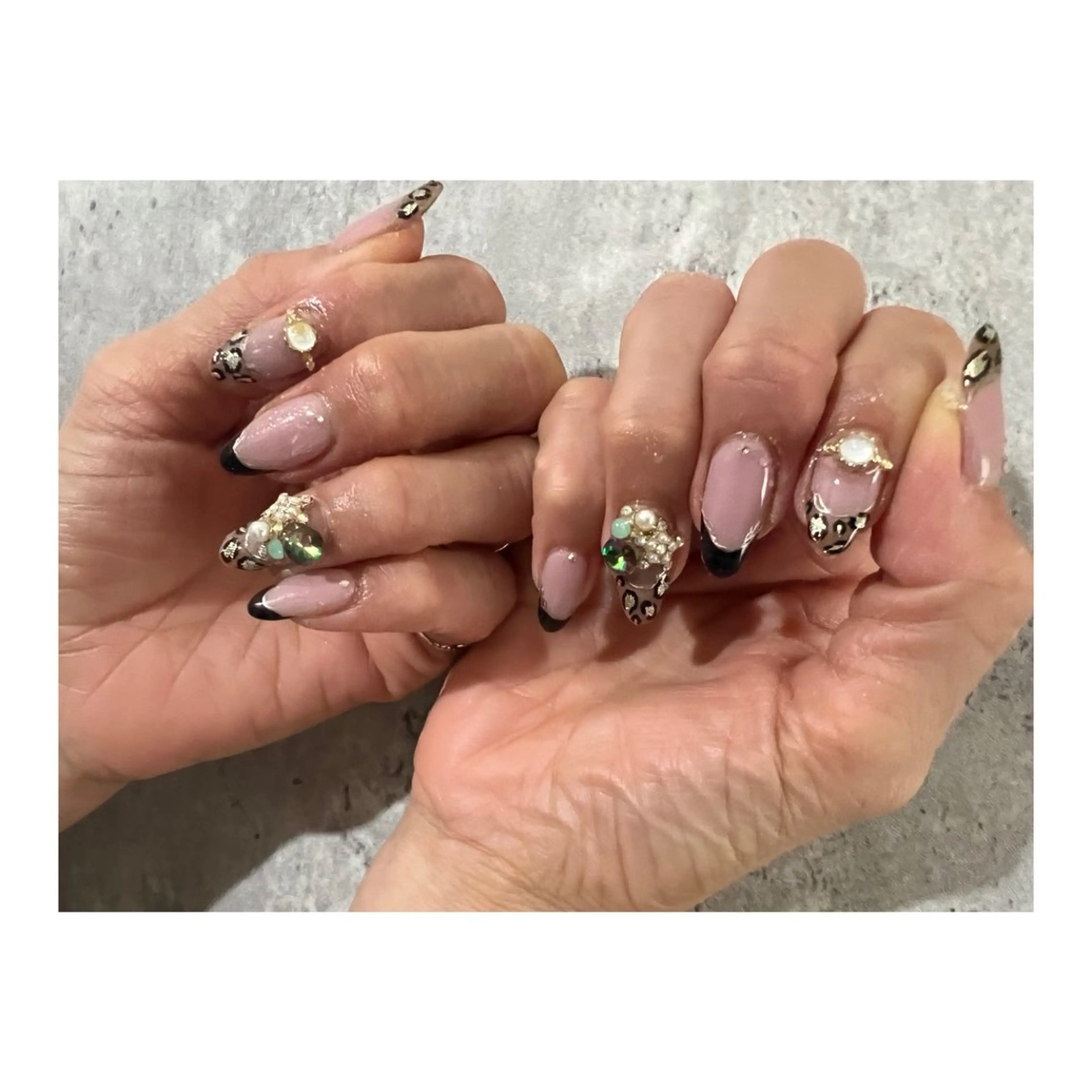 ネイル ハンドネイル M nail 個人サロン𓆉♥︎のネイルデザイン