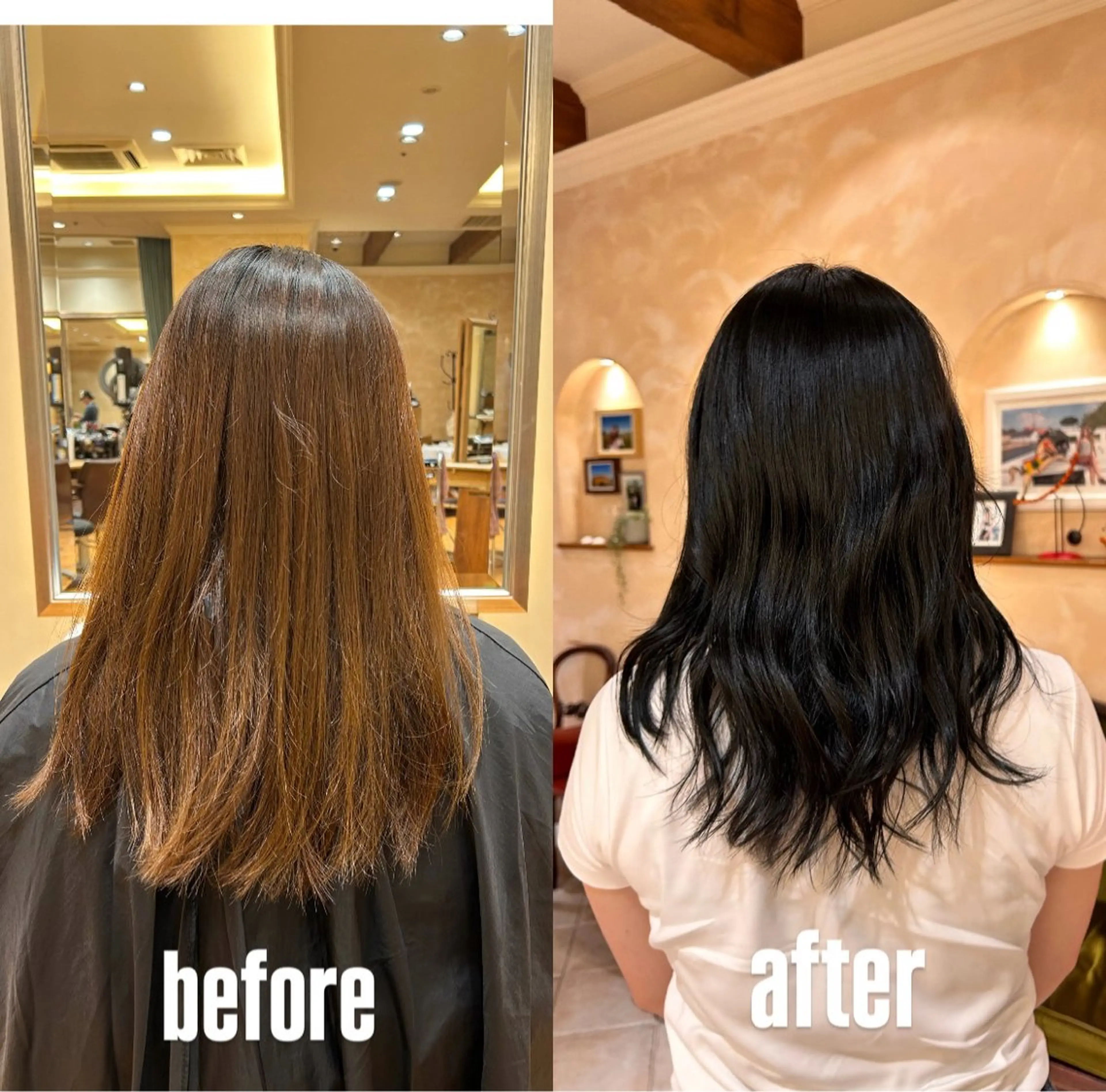 ミディアム カラー トリートメント ヘアカラー/銀座 /青山紗弥華のヘアスタイル