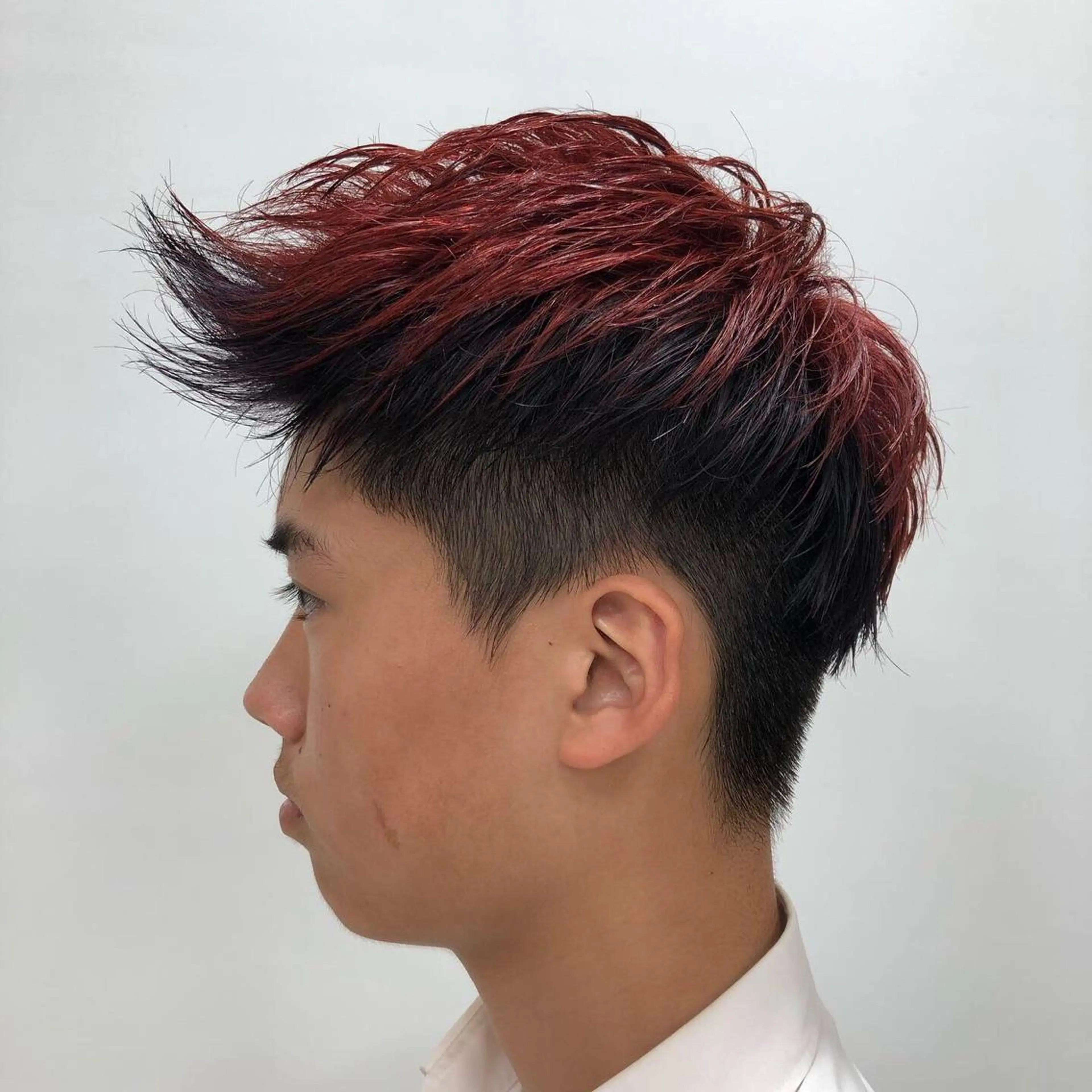 ショート カラー メンズ ダブルカラー ツートーンカラー ヘアカラー BECK藤沢所属・石川 史弥のヘアスタイル