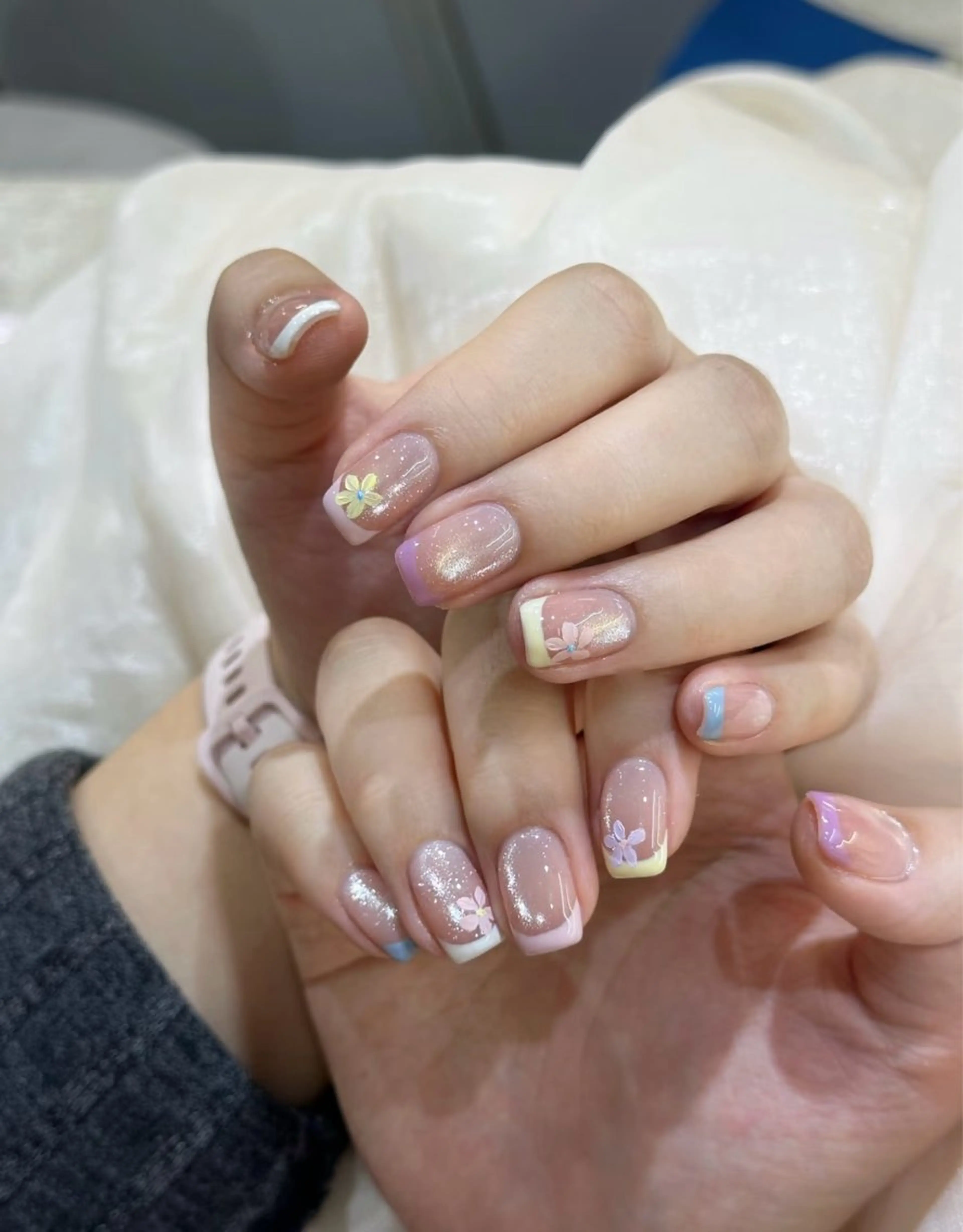 ネイル アートネイル ジェルネイル キラキラネイル 韓国ネイル オフィスネイル DAISY NAIL STUDIO所属・DAISY NAILのネイルデザイン