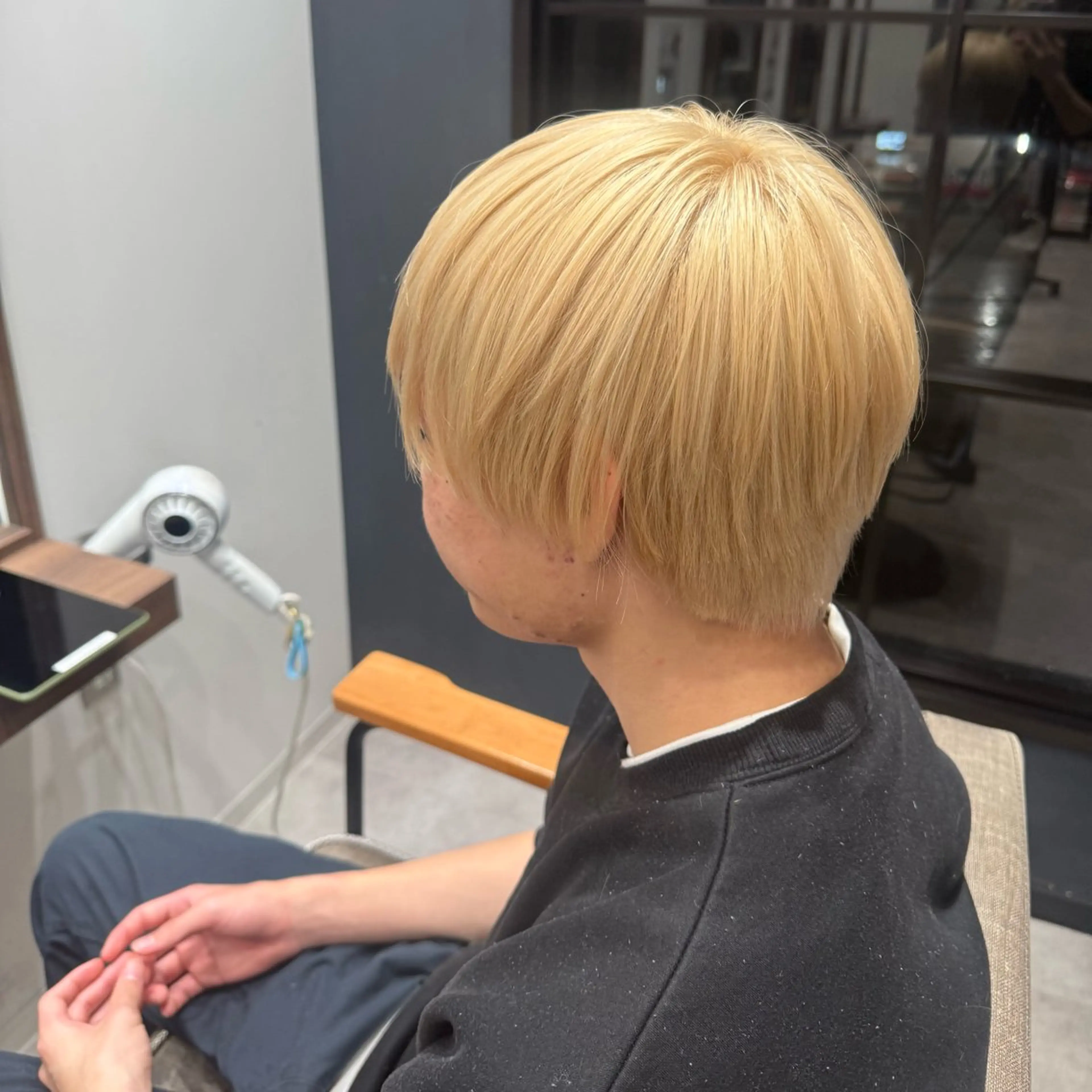 メンズ カット ルナ🫐縮毛矯正 🫐髪質改善のヘアスタイル
