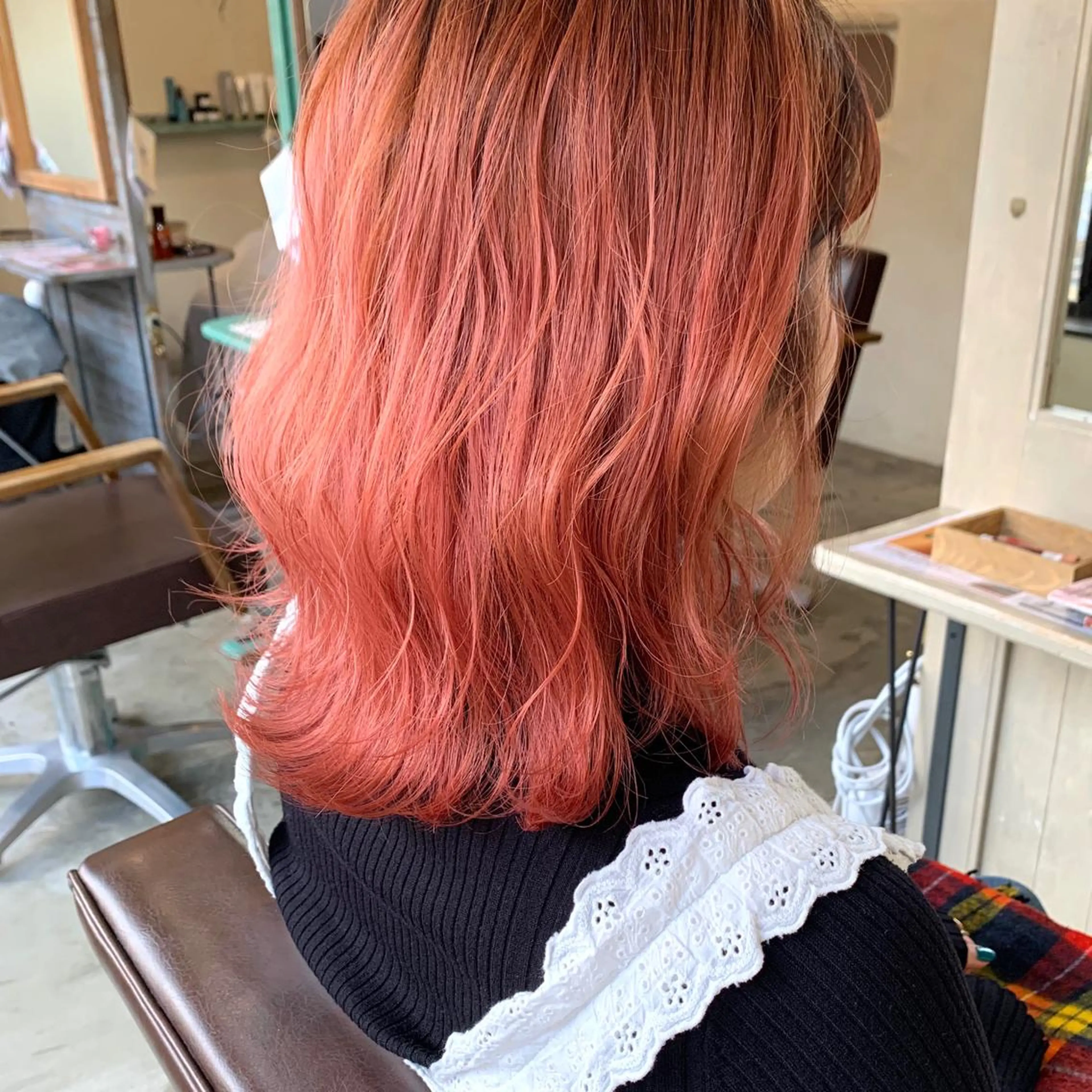 ミディアム カラー ヘアアレンジ 🌻あいり merci.🌻のヘアスタイル