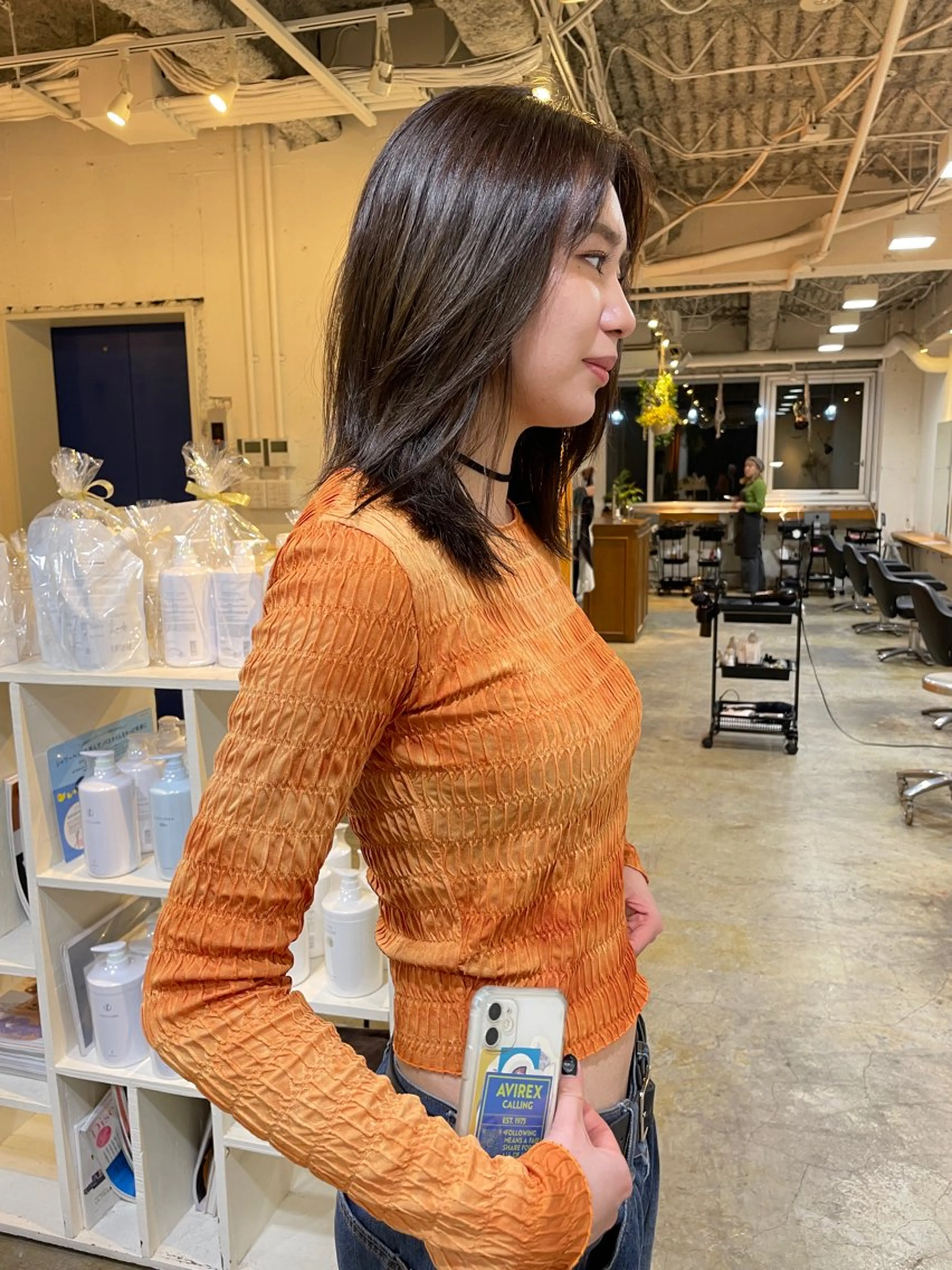 ミディアム カラー レイヤーカット レイヤー／似合わせ TAKUYAのヘアスタイル