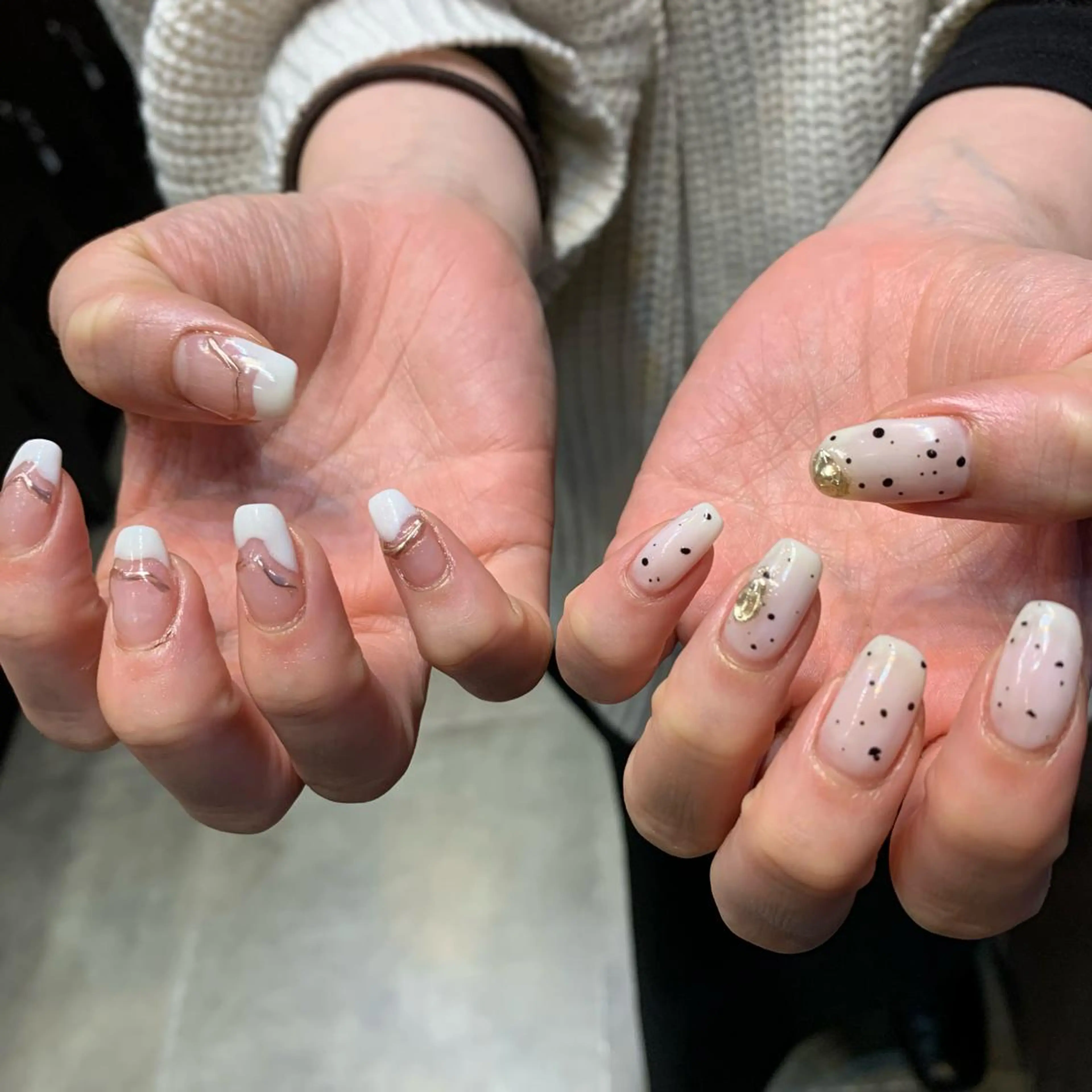 ネイル ジェルネイル ニュアンスネイル パラジェル ハンドネイル YUKIMO🍎名駅 /ニュアンスのネイルデザイン