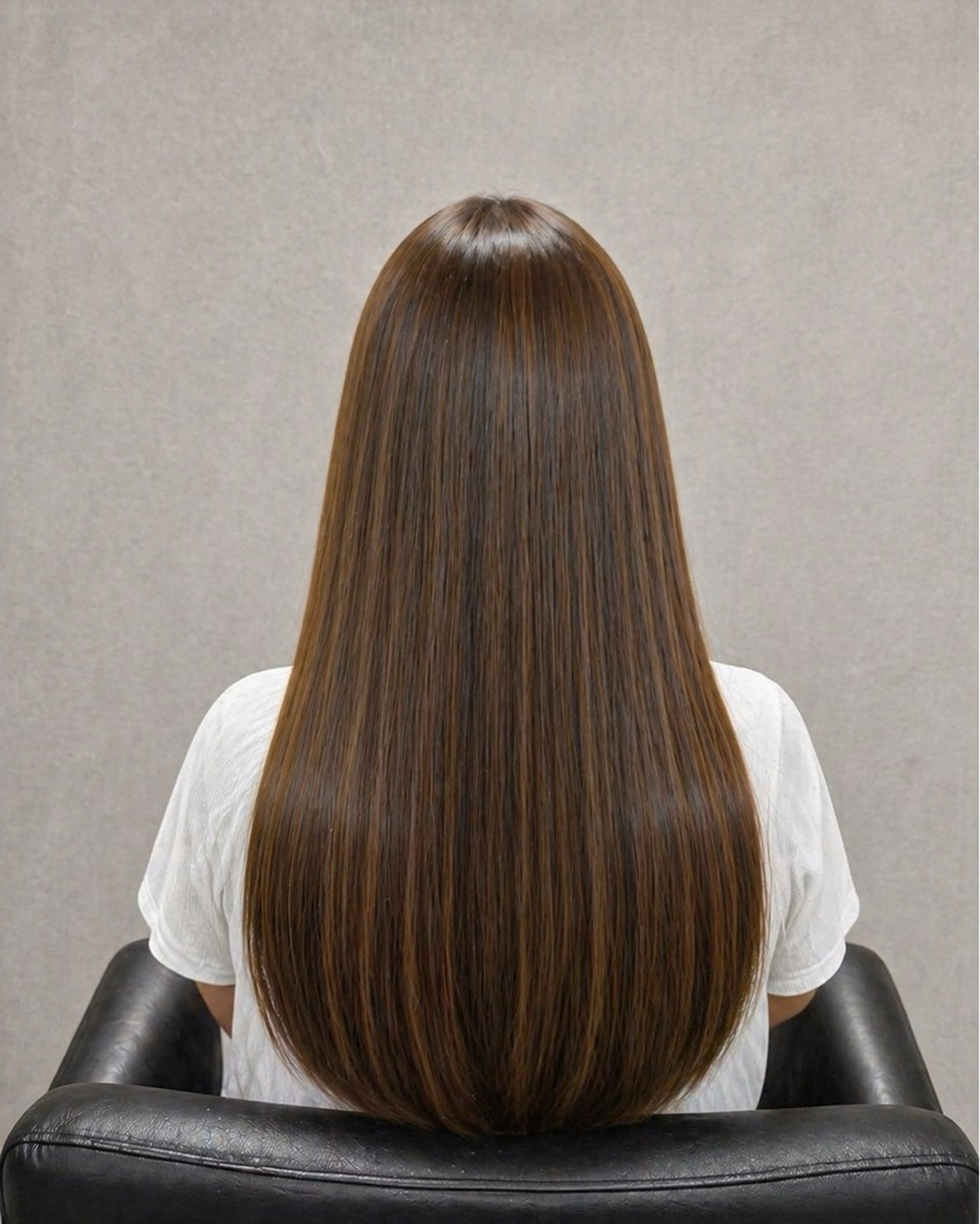 ロング カラー カット ヘアカラー 縮毛矯正 トリートメント Meg/艶髪カラー× 髪質改善/中崎町のヘアスタイル