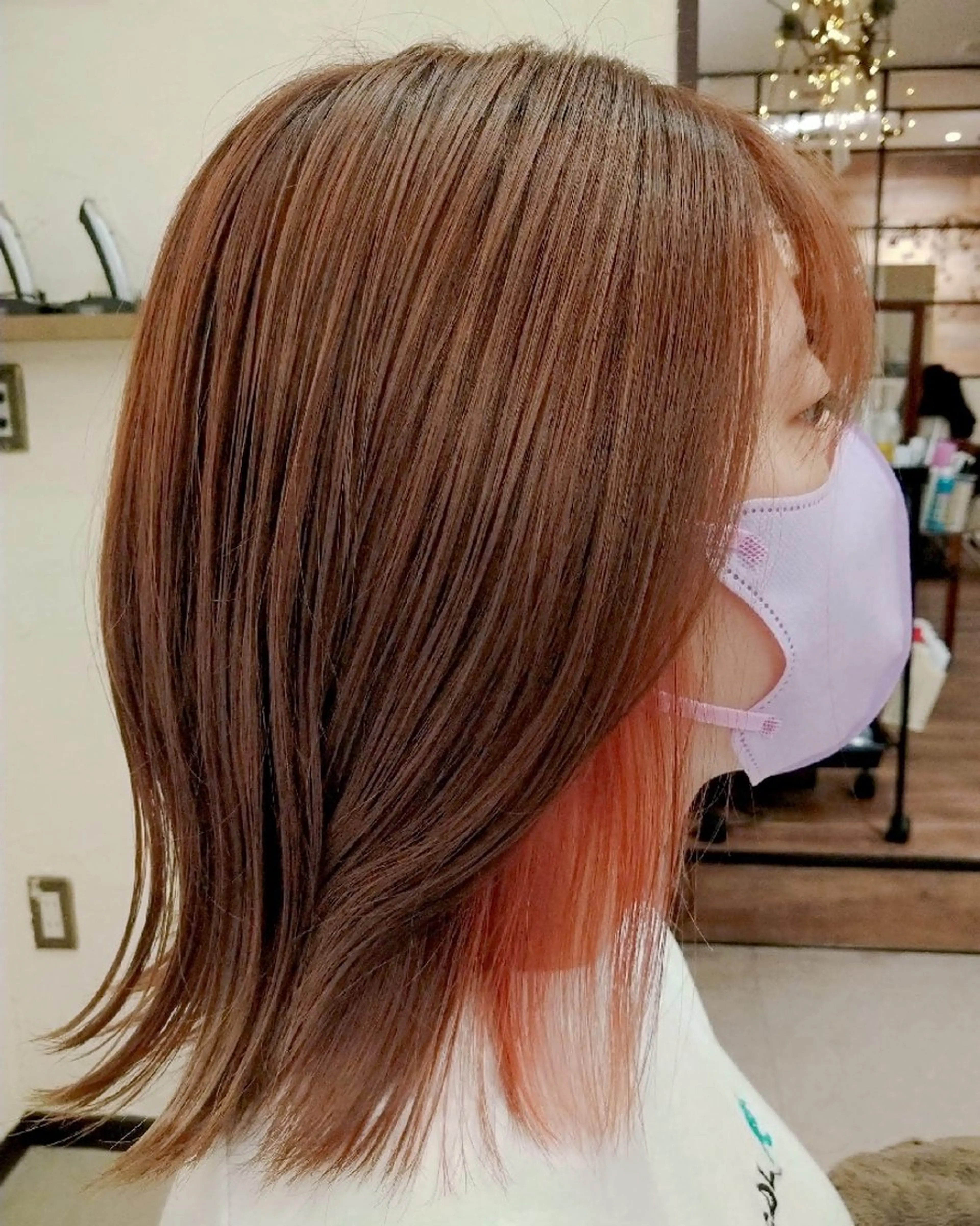 インナーダブルカラー＋カットの写真