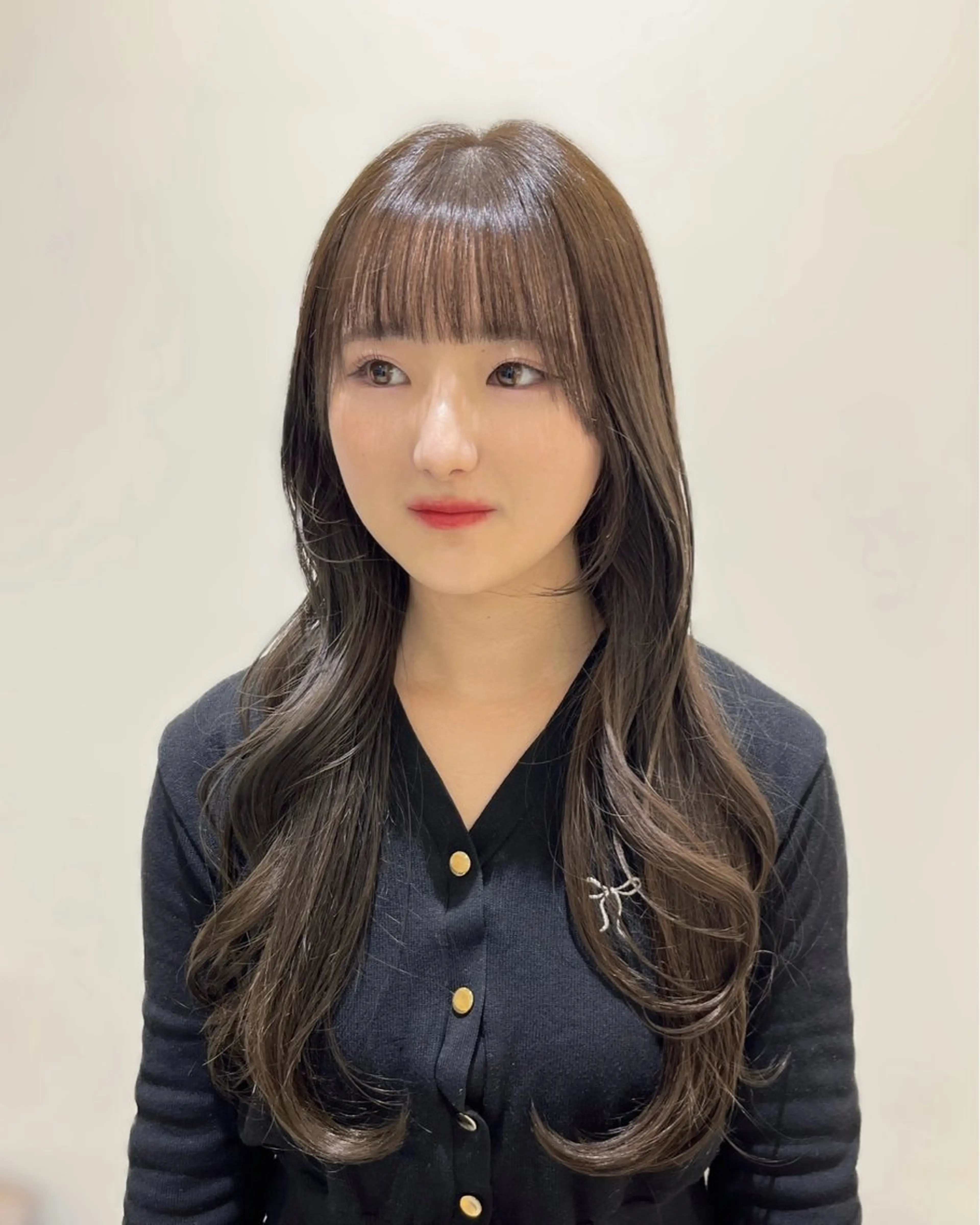 【🍡春カラー🌸】赤み消しオリーブカラー🫒＋オージュアトリートメントの写真