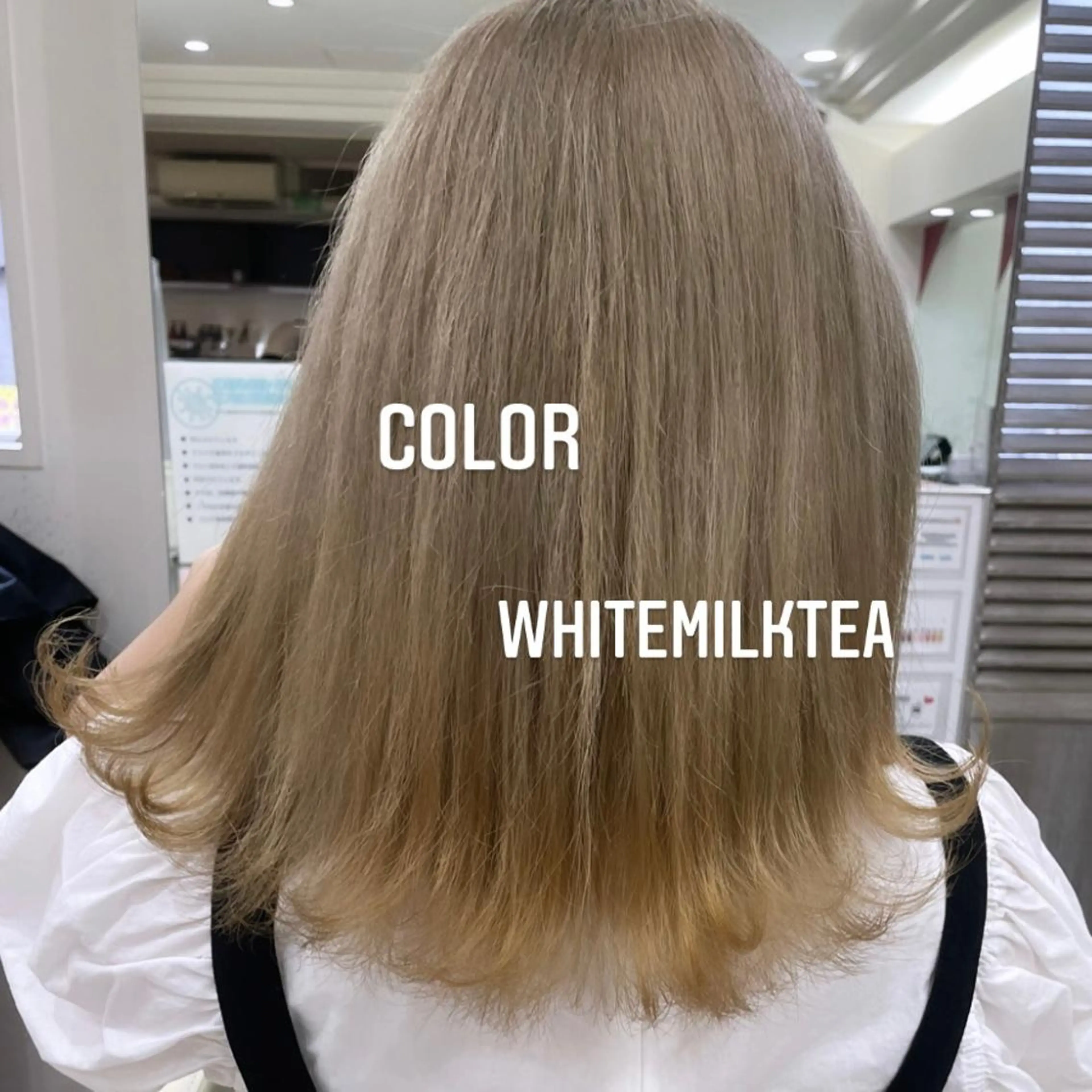 ミディアム カラー ヘアカラー エクステ エクステ🩵ブリーチ 韓国ヘア🩵KAEのヘアスタイル