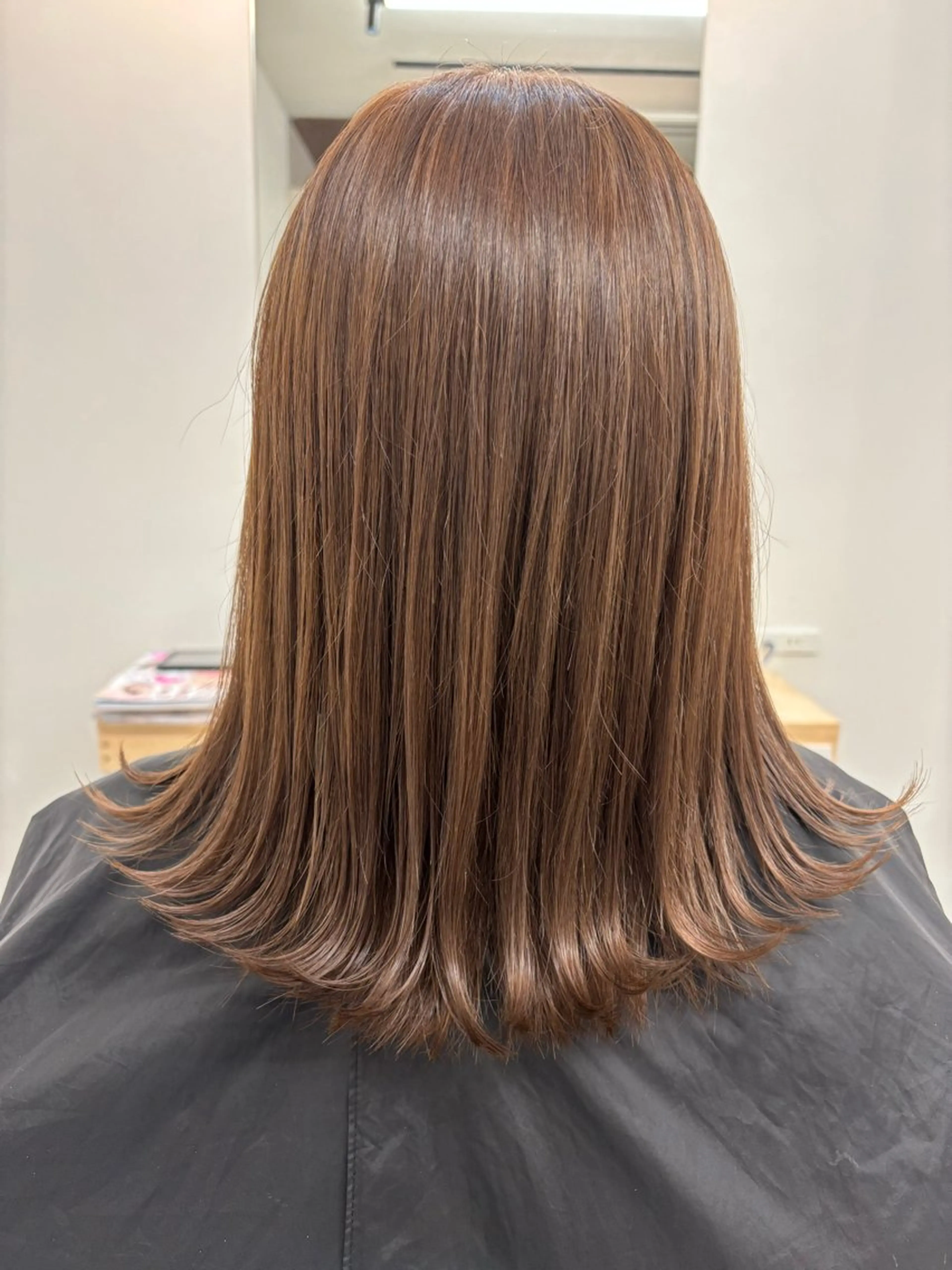 セミロング ヘアカラー KEIKA Hair(ケイカヘアー)所属・🕯️伊勢崎⚖️/ MARINA🕯️のマツエク・マツパデザイン