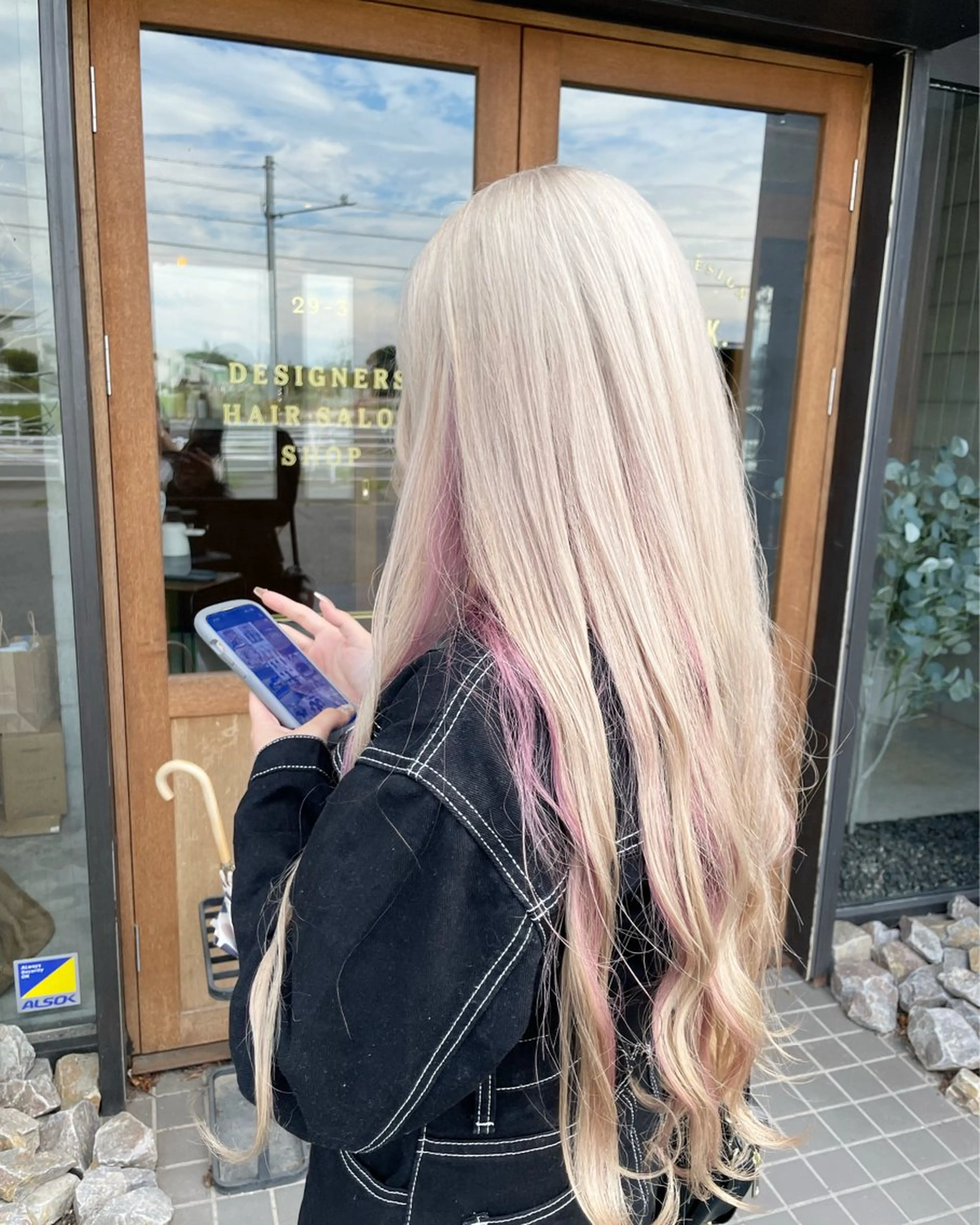 ロング カラー インナーカラー 透明感/艶髪カラー/ 韓国/rinaのヘアスタイル