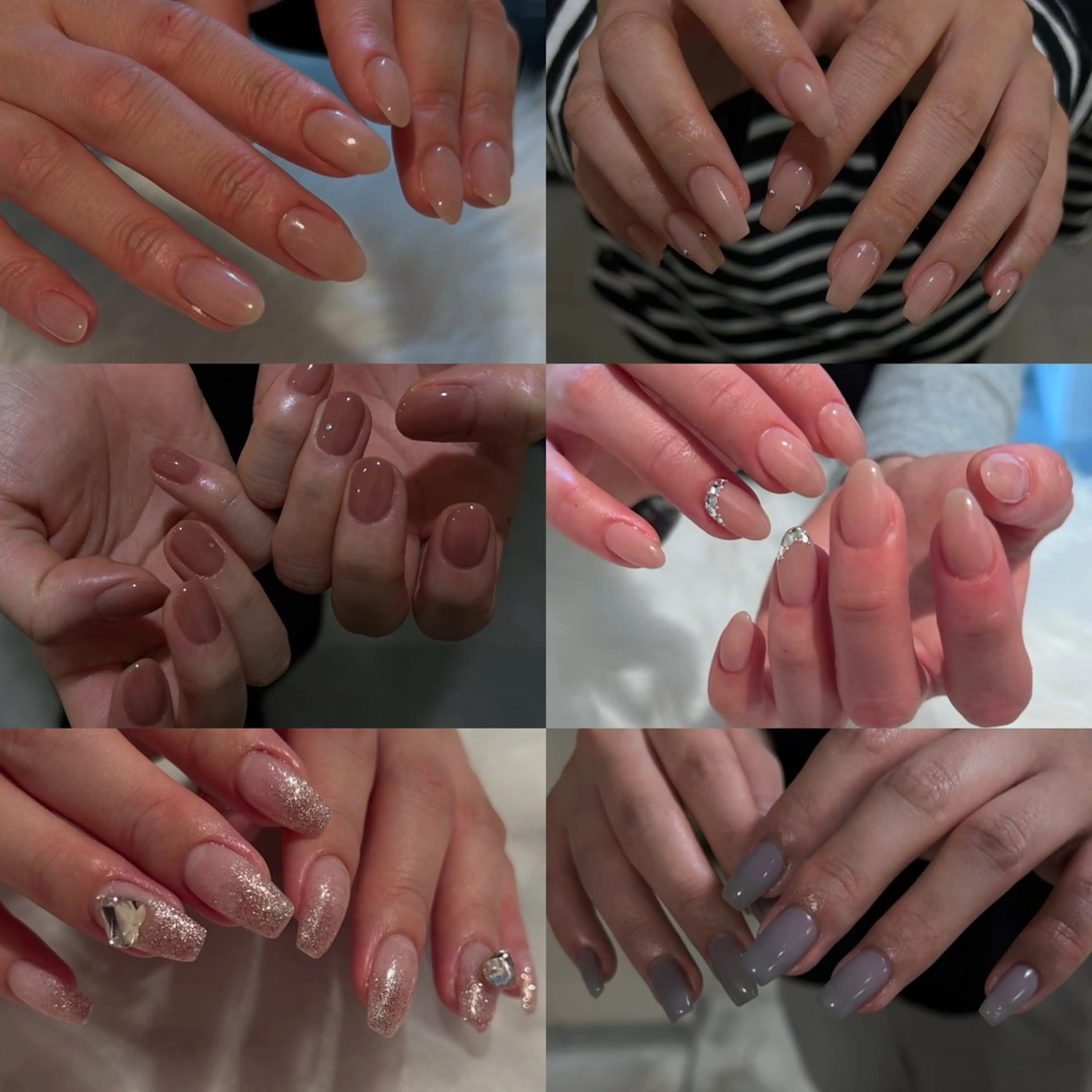 ハンド ワンカラー、グラデーションオフ込みの写真