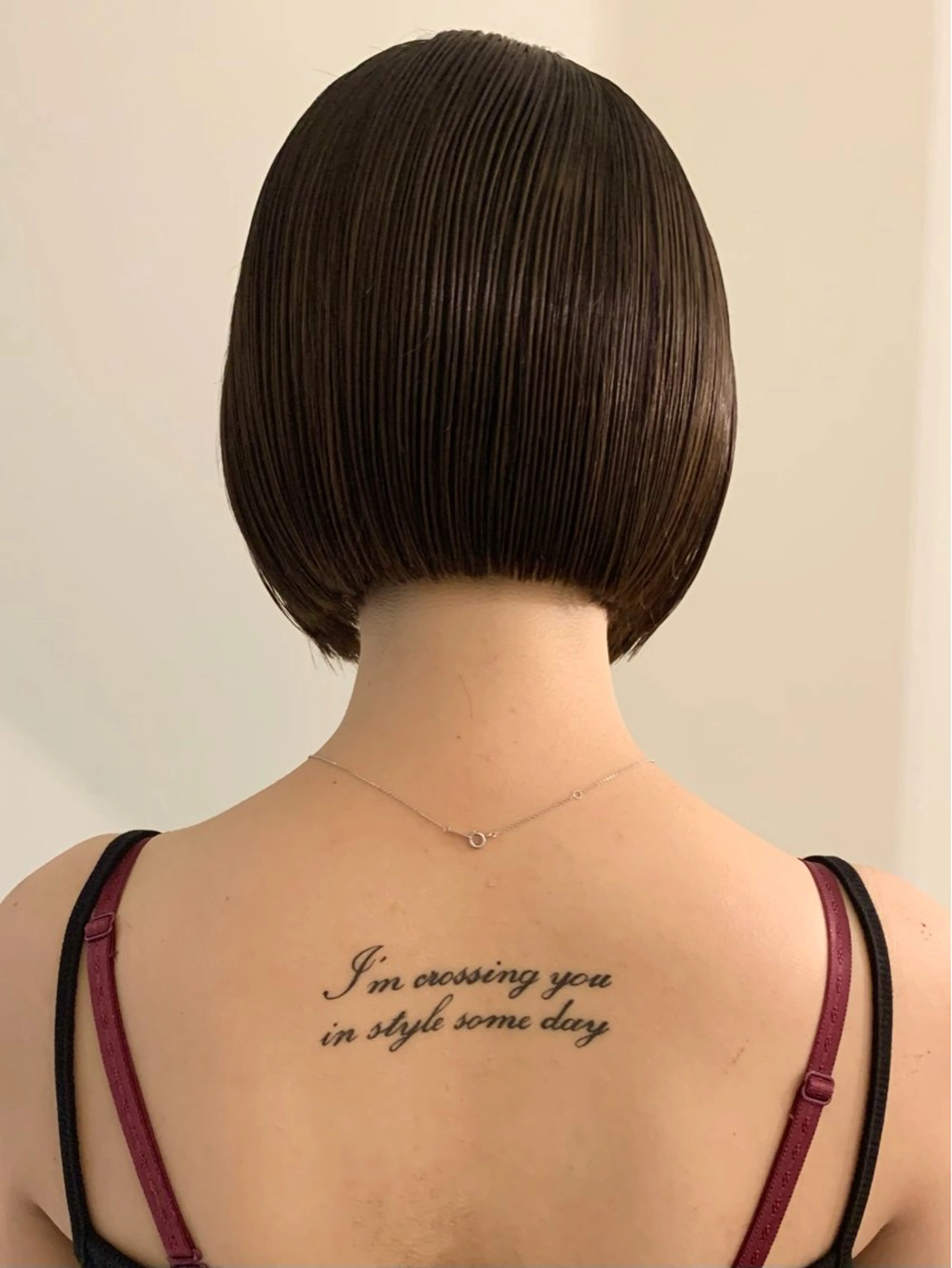 ショート カラー 透明感カラー ボブ 髪質改善 カット ヘアカラー トリートメント 落合希 Olivebeigeのヘアスタイル