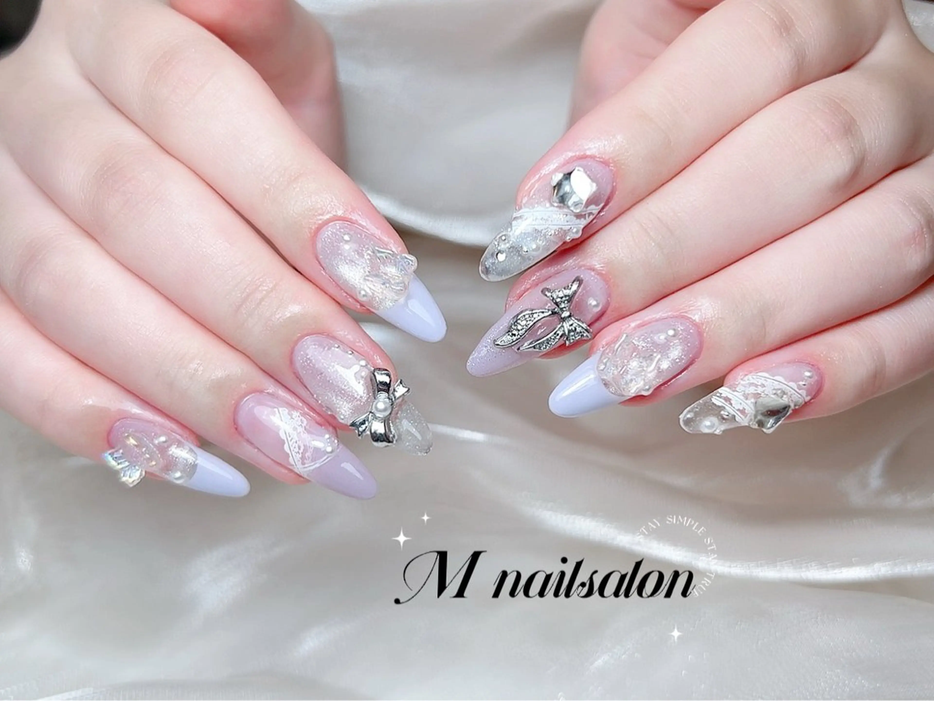 ネイル M🌷nail 長さだし専門店のネイルデザイン