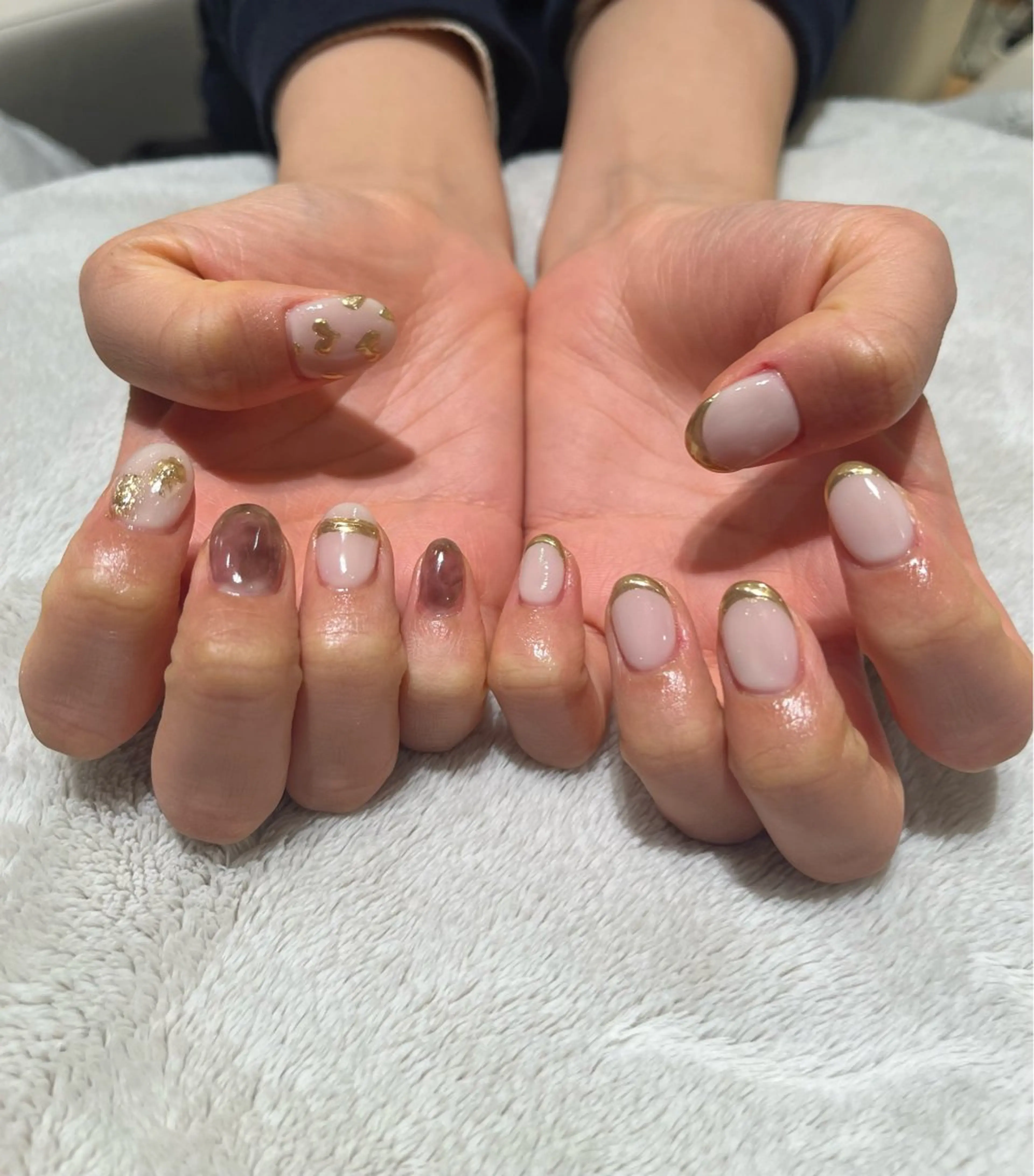 ネイル 四之宮 百花のネイルデザイン