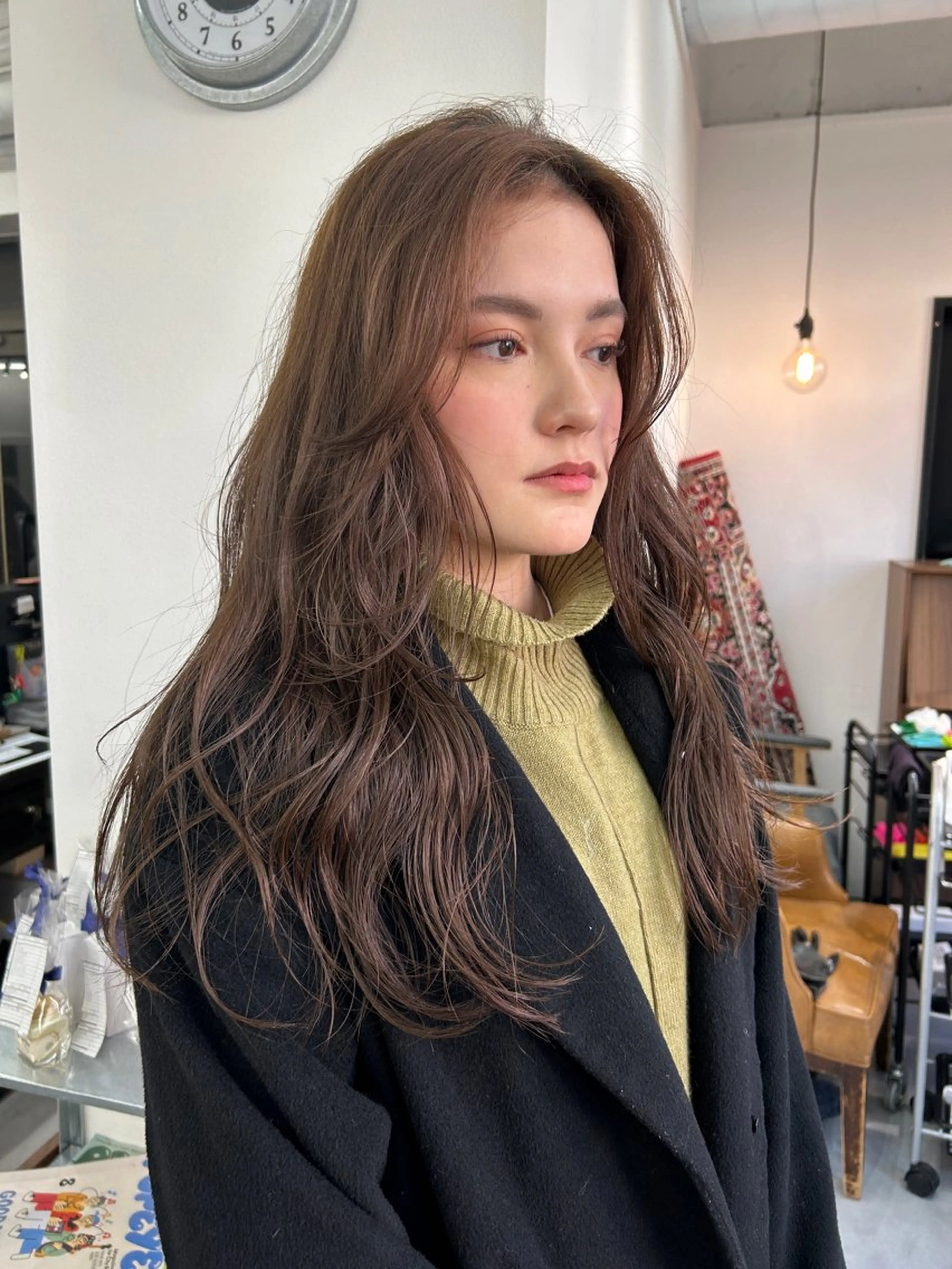 ロング カット トリートメント レイヤーボブ/ 艶カラー/サナ🌼のヘアスタイル