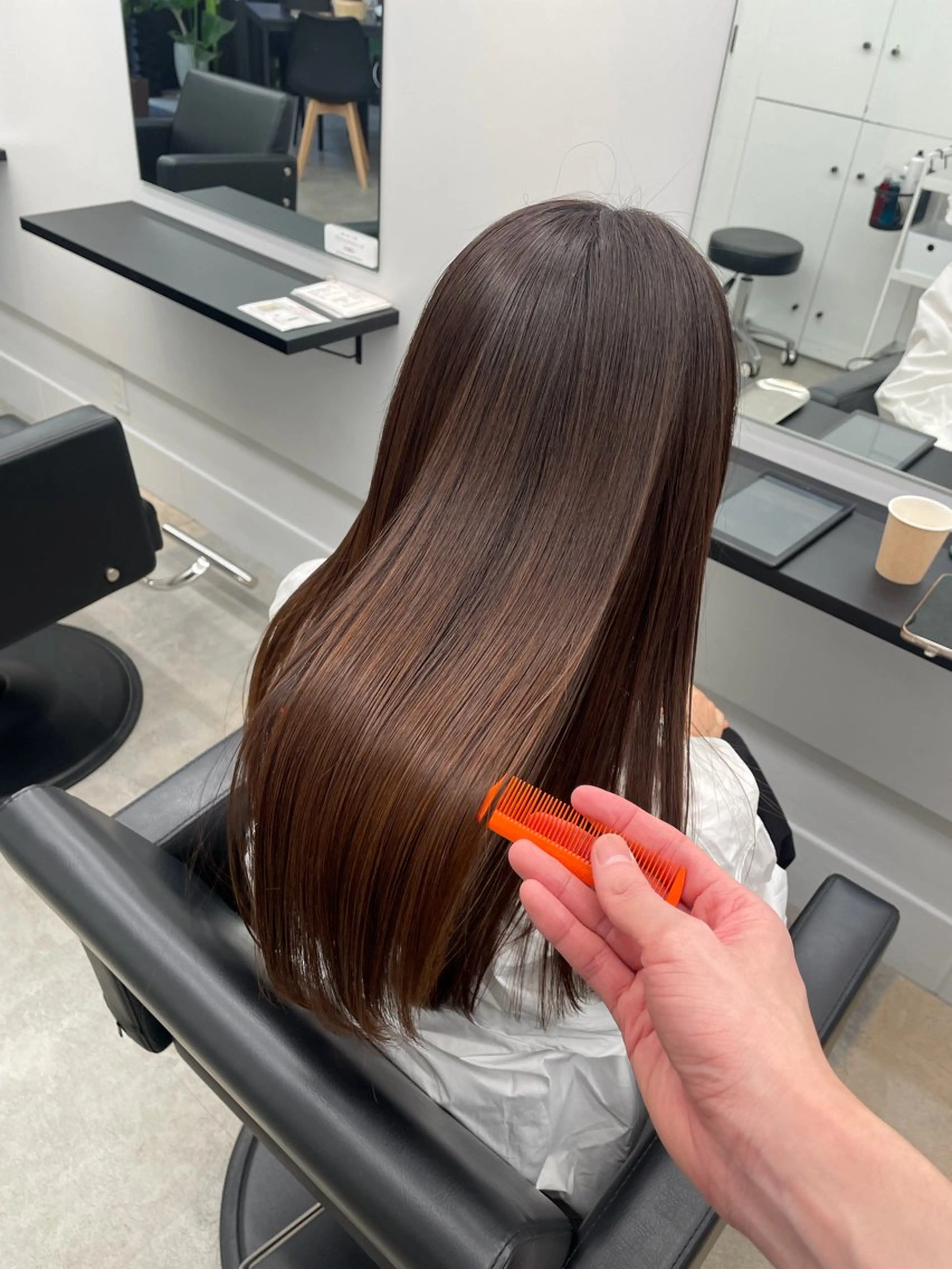 縮毛矯正 minnano・policy所属・miu 💫のヘアスタイル