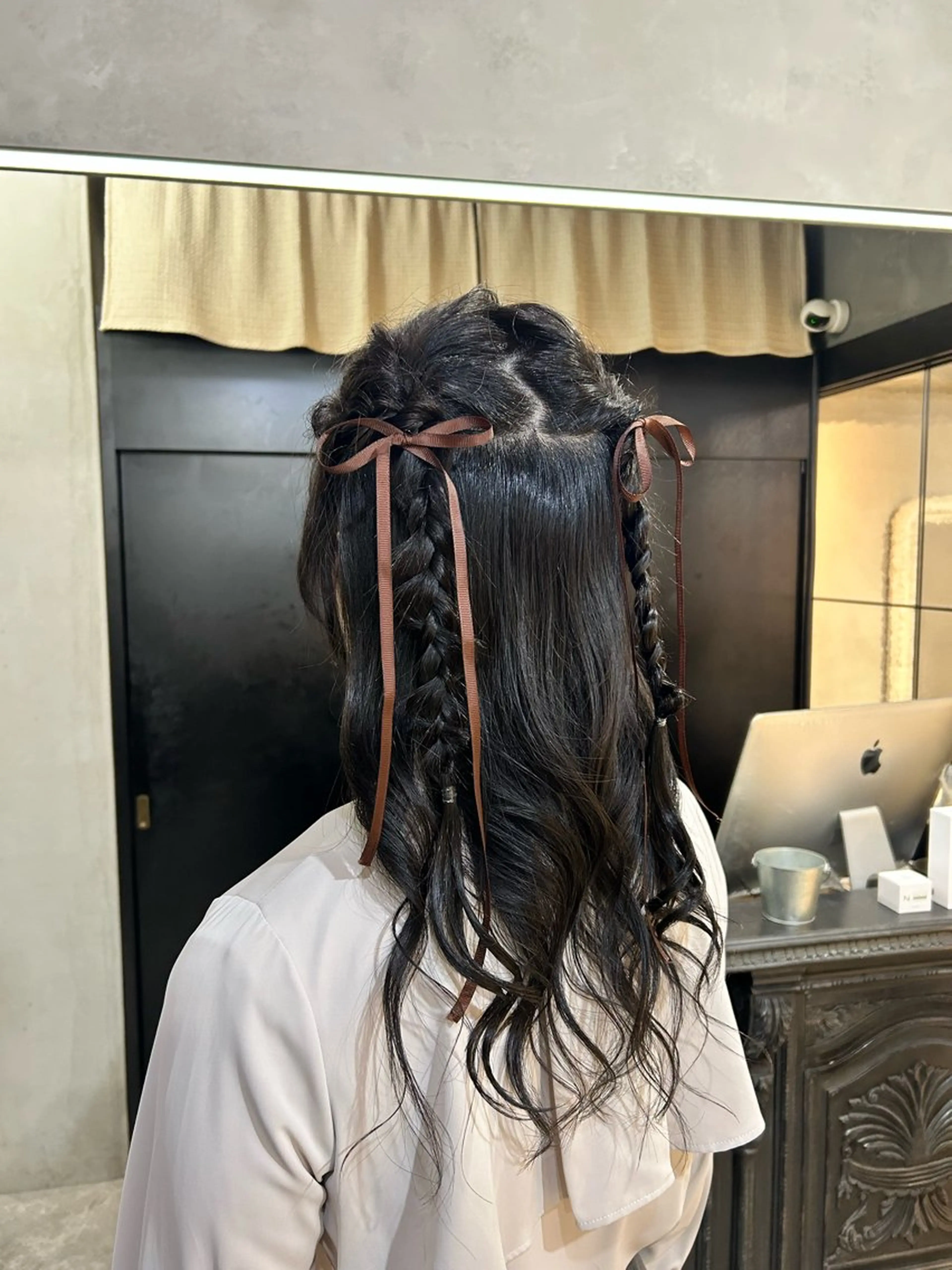 ロング 🧸🍯ダブルカラー モデルmio🍯🧸のヘアスタイル