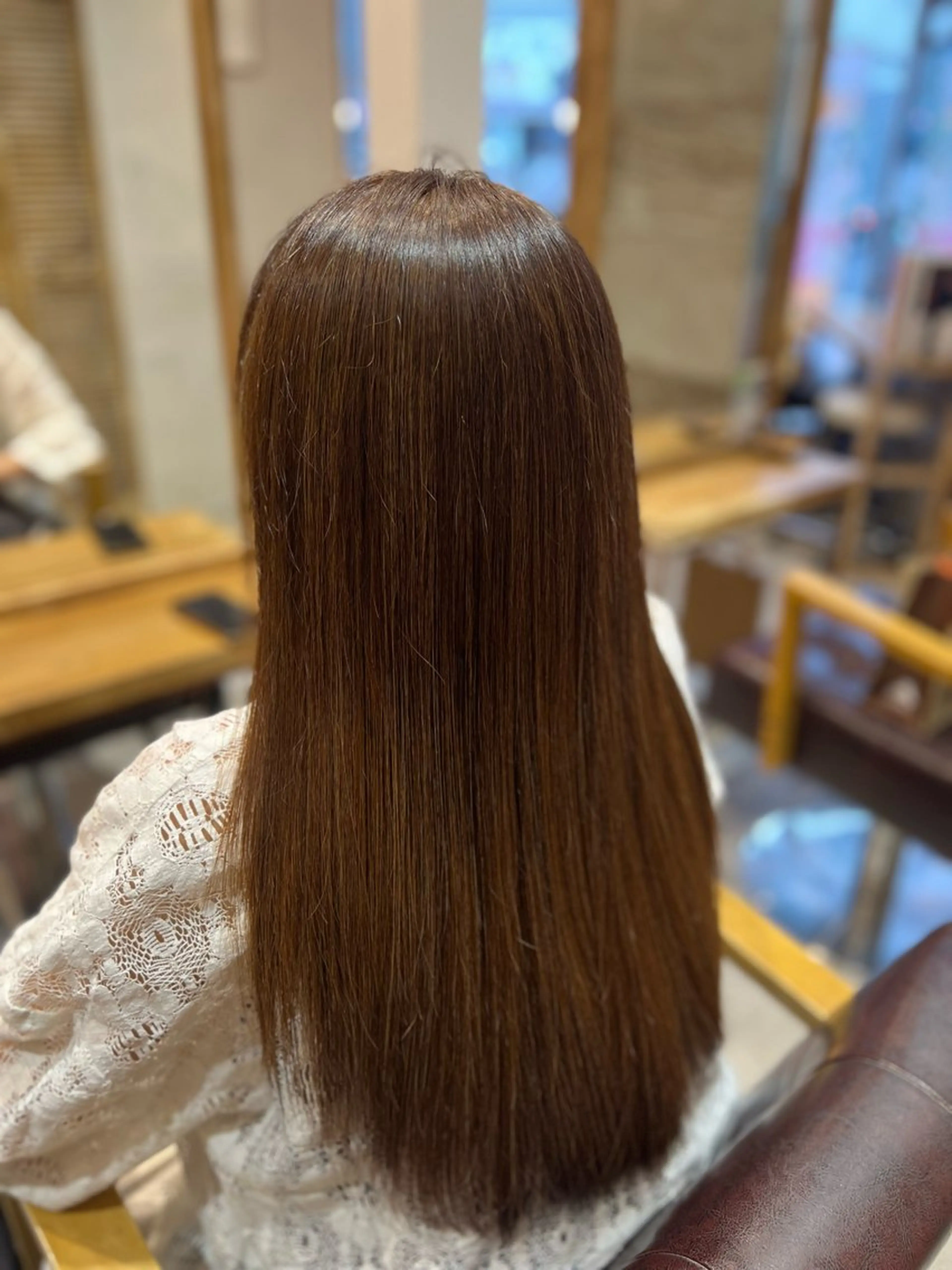 セミロング ヘアカラー トリートメント 前井 正人のヘアスタイル