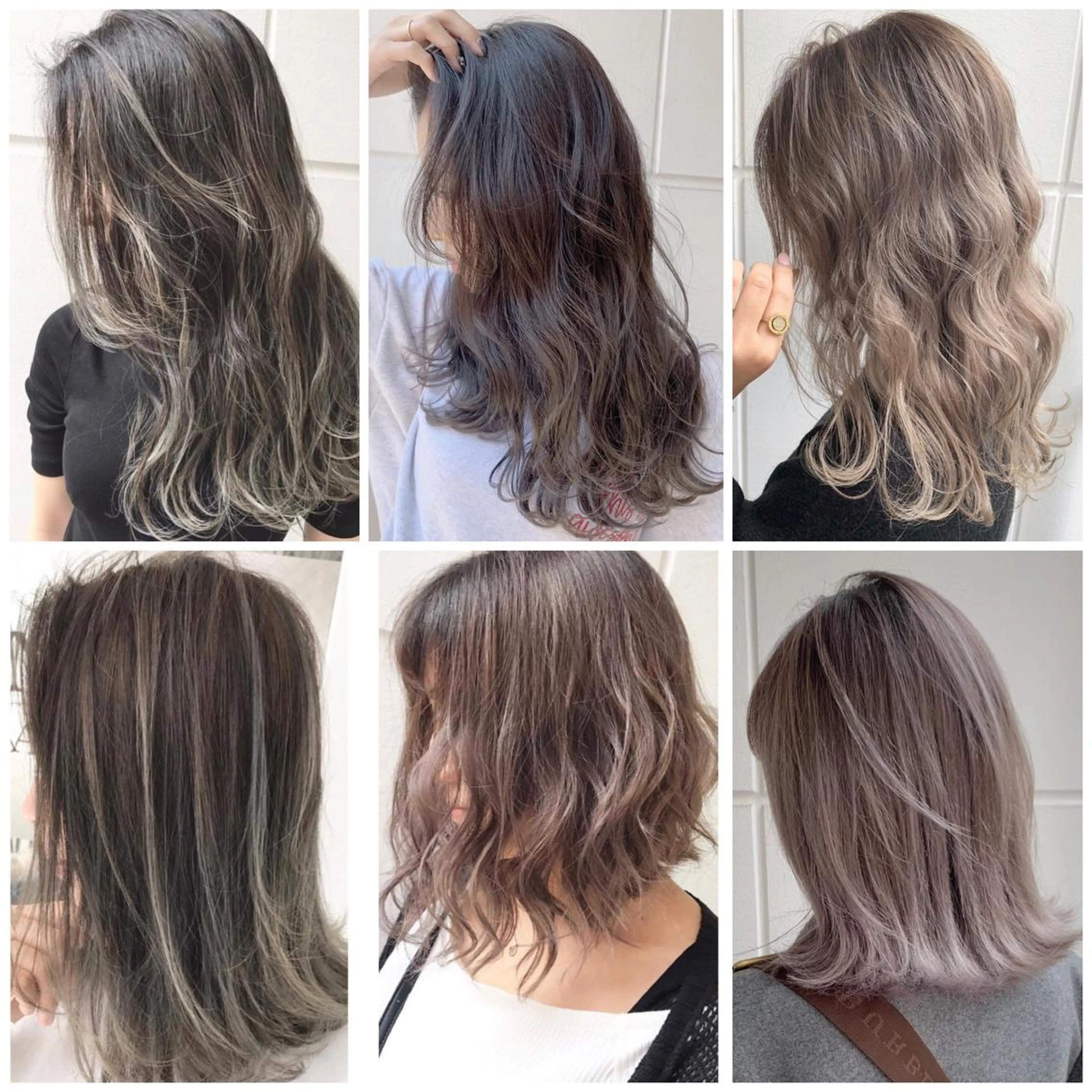 セミロング カラー ヘアアレンジ ヘアカラー トリートメント 縮毛矯正 髪質改善寺坂雄飛💐のヘアスタイル
