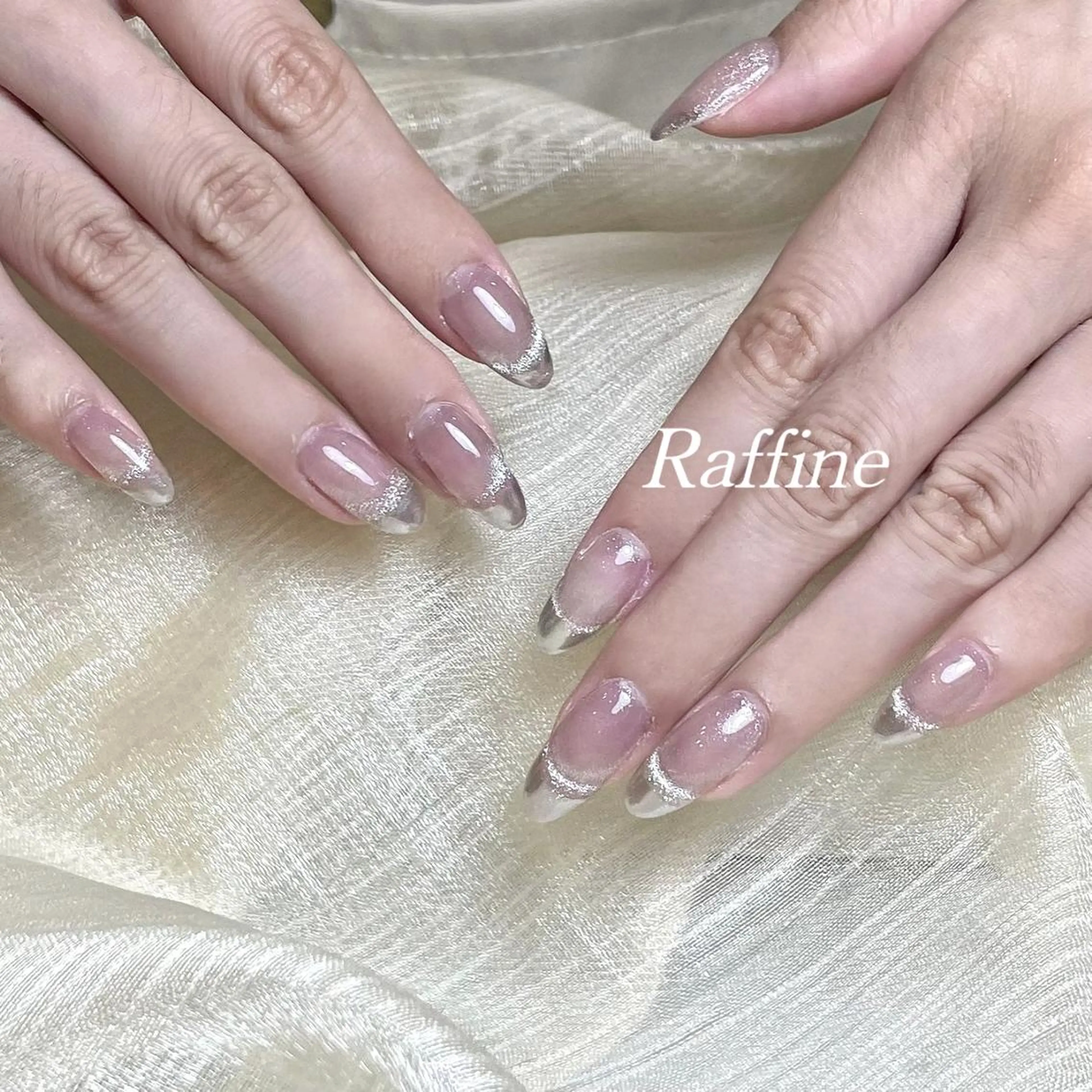 ネイル ハンドネイル RAFFINE haru🦋🩵のネイルデザイン