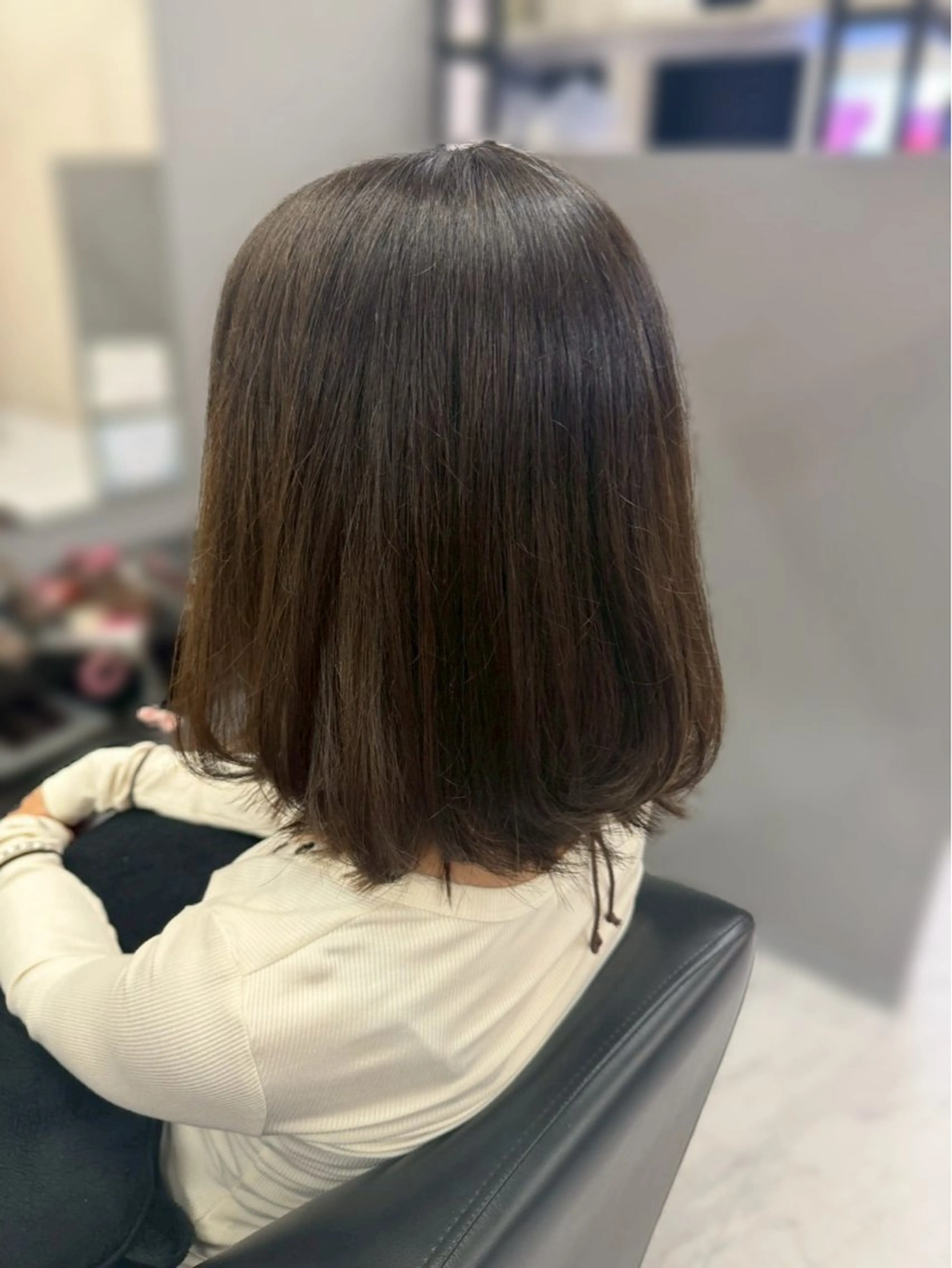 ミディアム カラー 山中麗美 / モデル募集のヘアスタイル