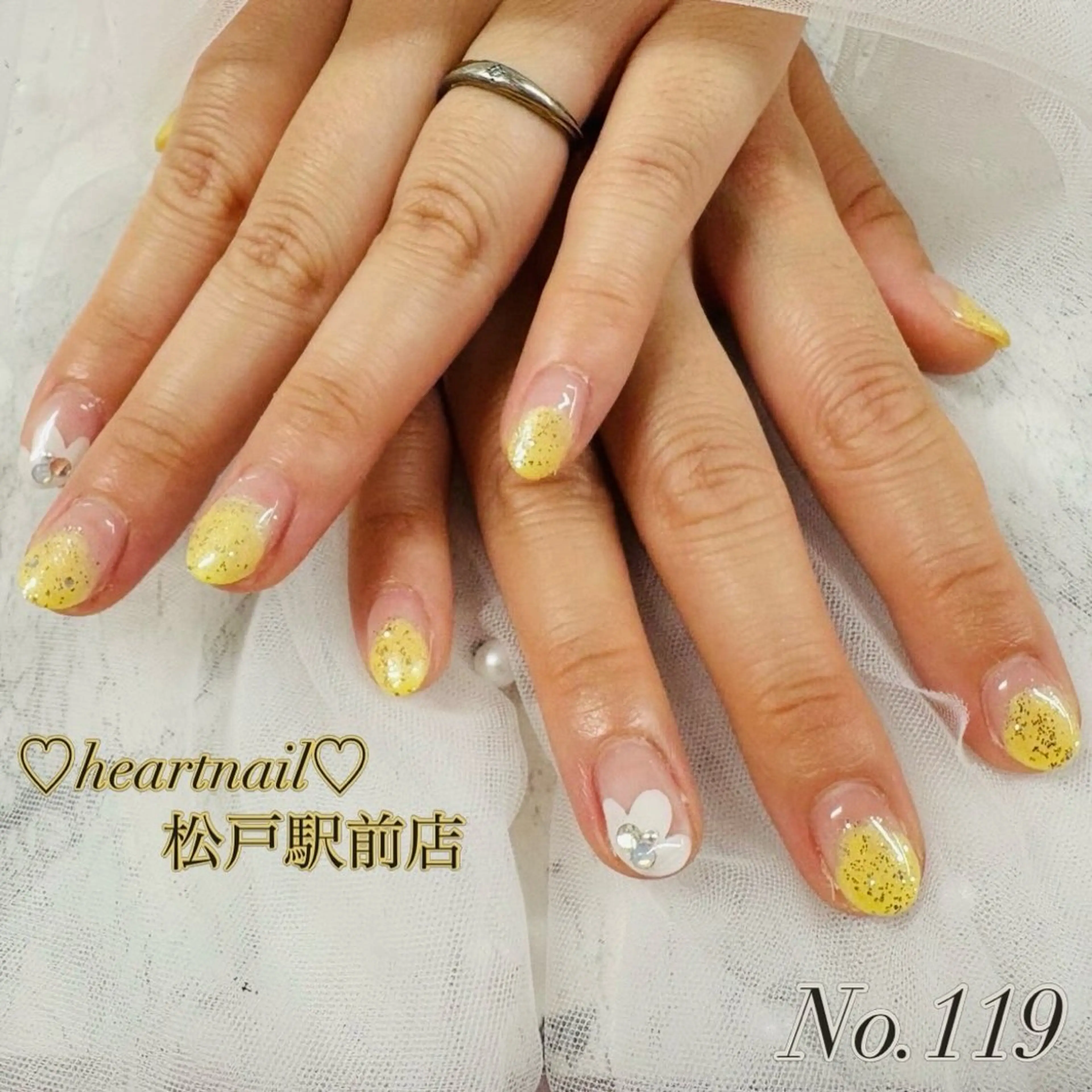 ネイル アートネイル 春ネイル ハンドネイル はあとねいる 松戸駅前店のネイルデザイン