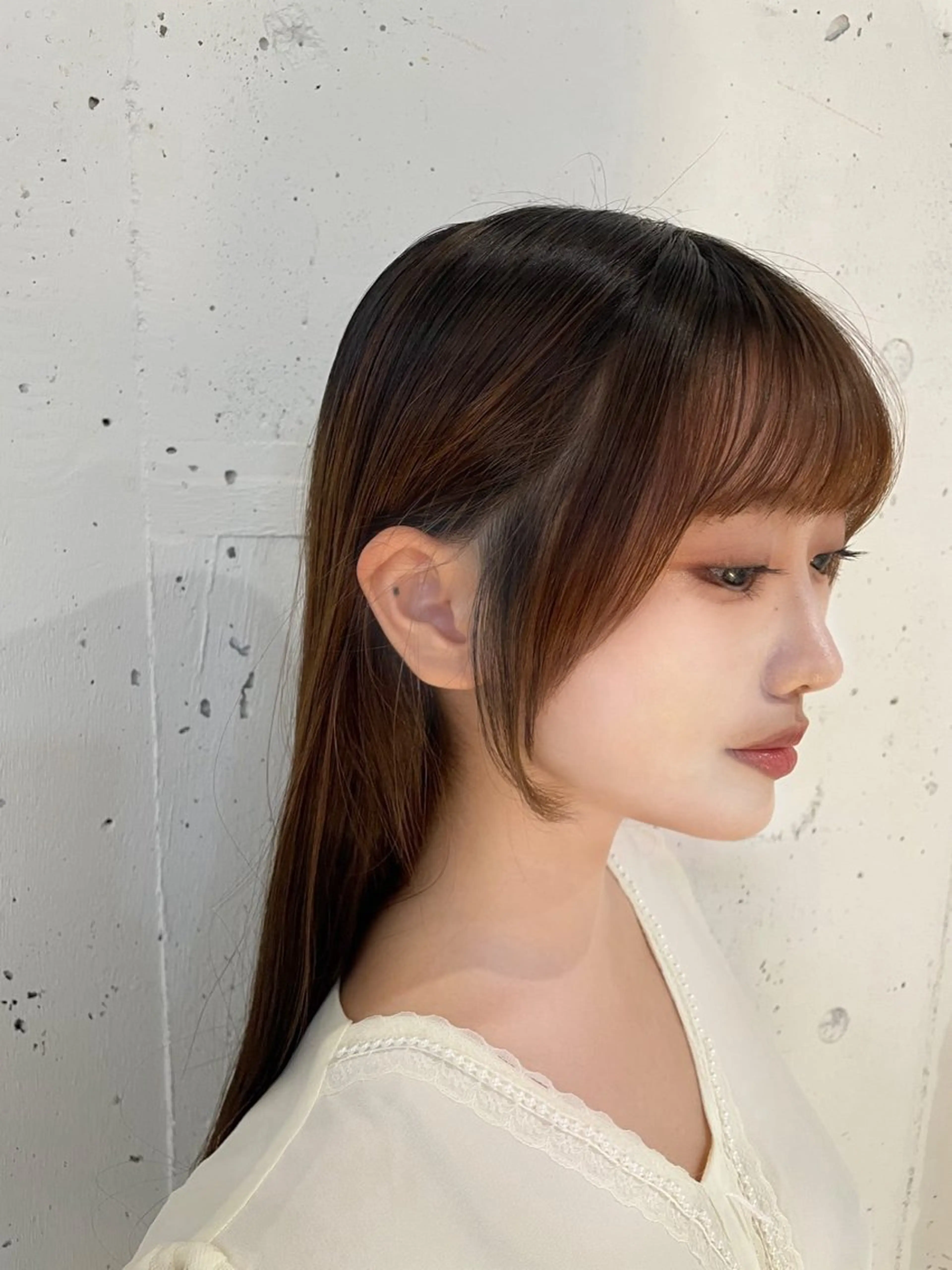 ロング 🌫️縮毛矯正/髪質 改善/ゆずる🌫️のヘアスタイル