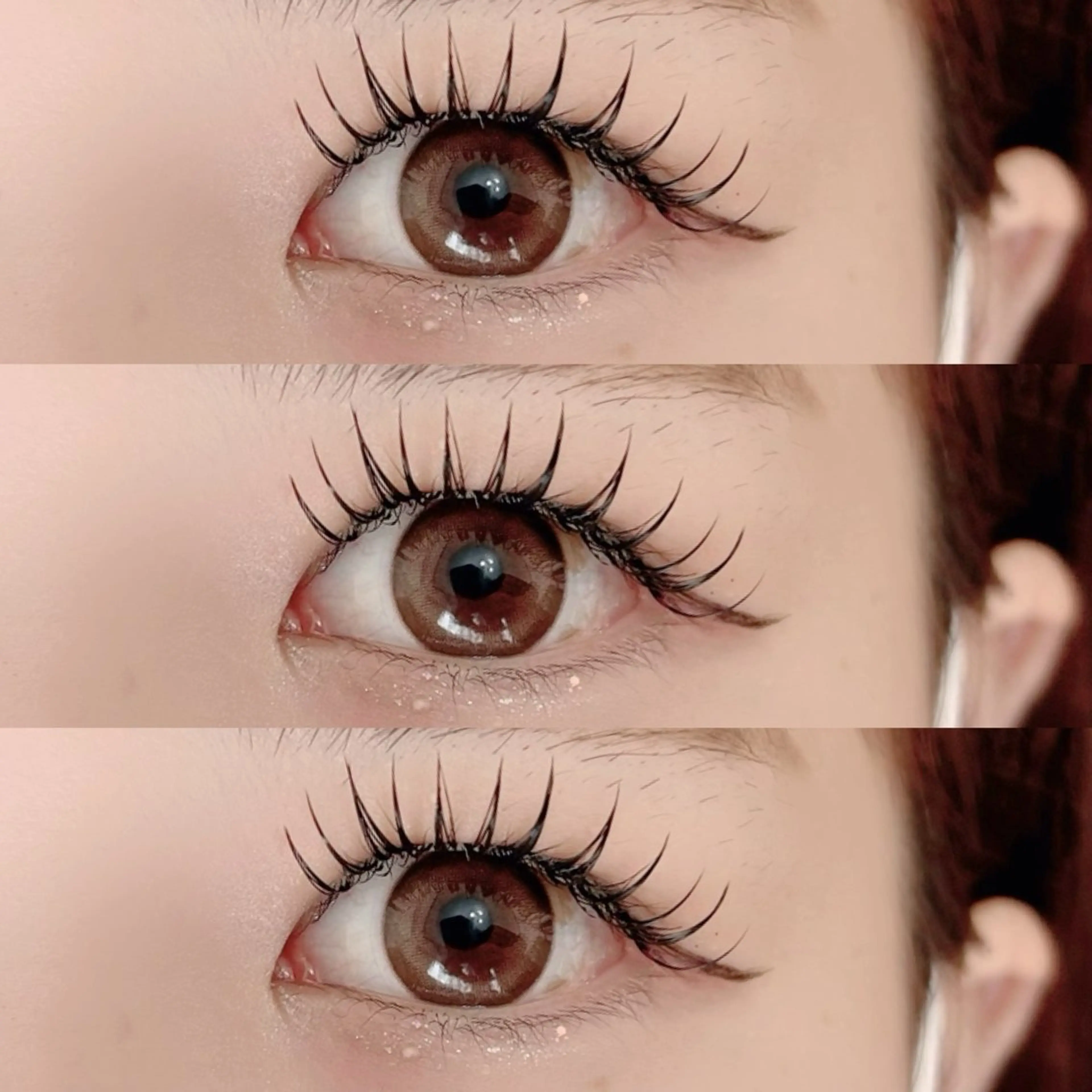 マツエク・マツパ マツエク 【那覇/束感まつ毛 /LED】ｷｬﾒﾙのマツエク・マツパデザイン