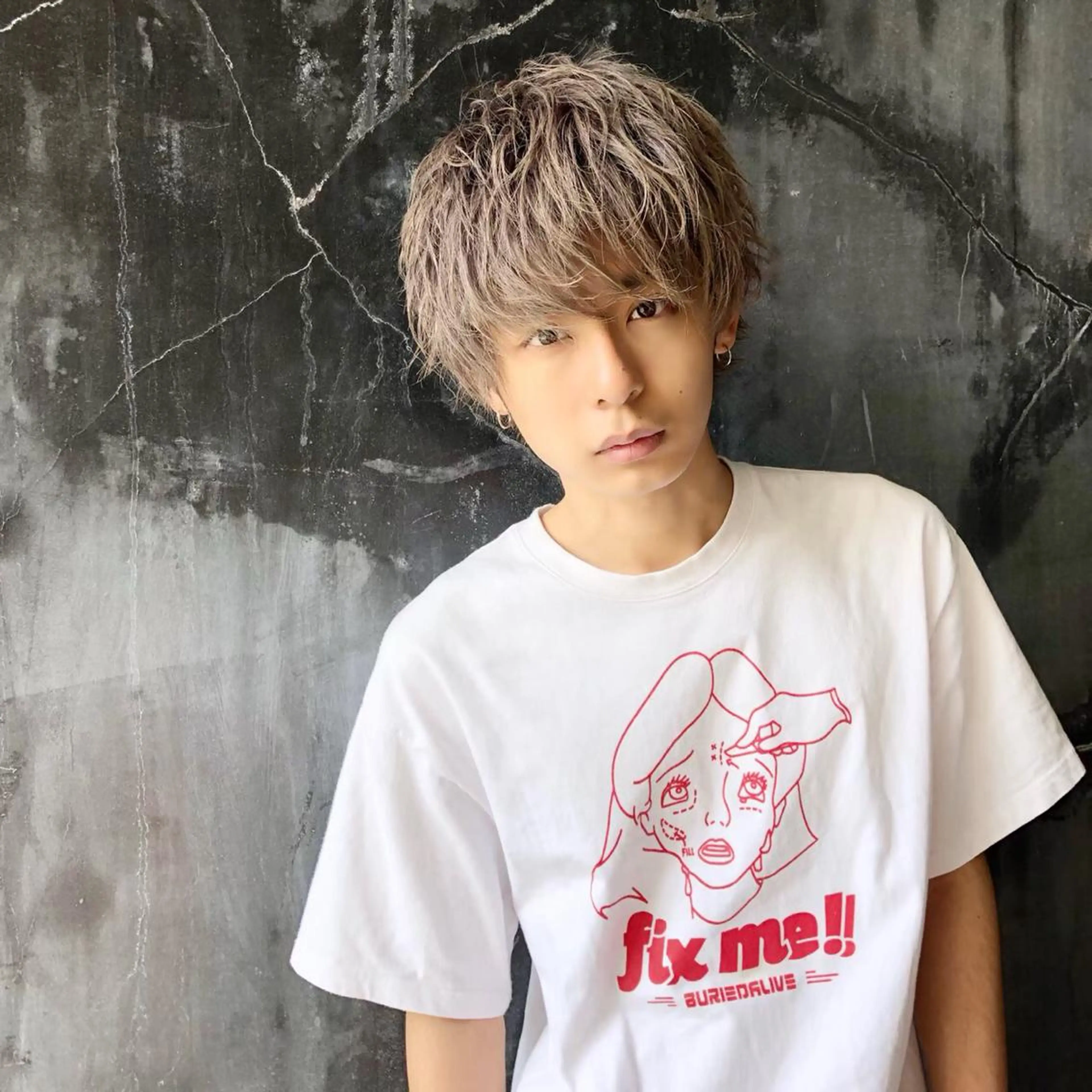 ミディアム カラー ヘアアレンジ ヘアカラー トリートメント ヘッドスパ ヘアセット ✨【公式】渋谷メンズ サロン BLUCK✨のヘアスタイル