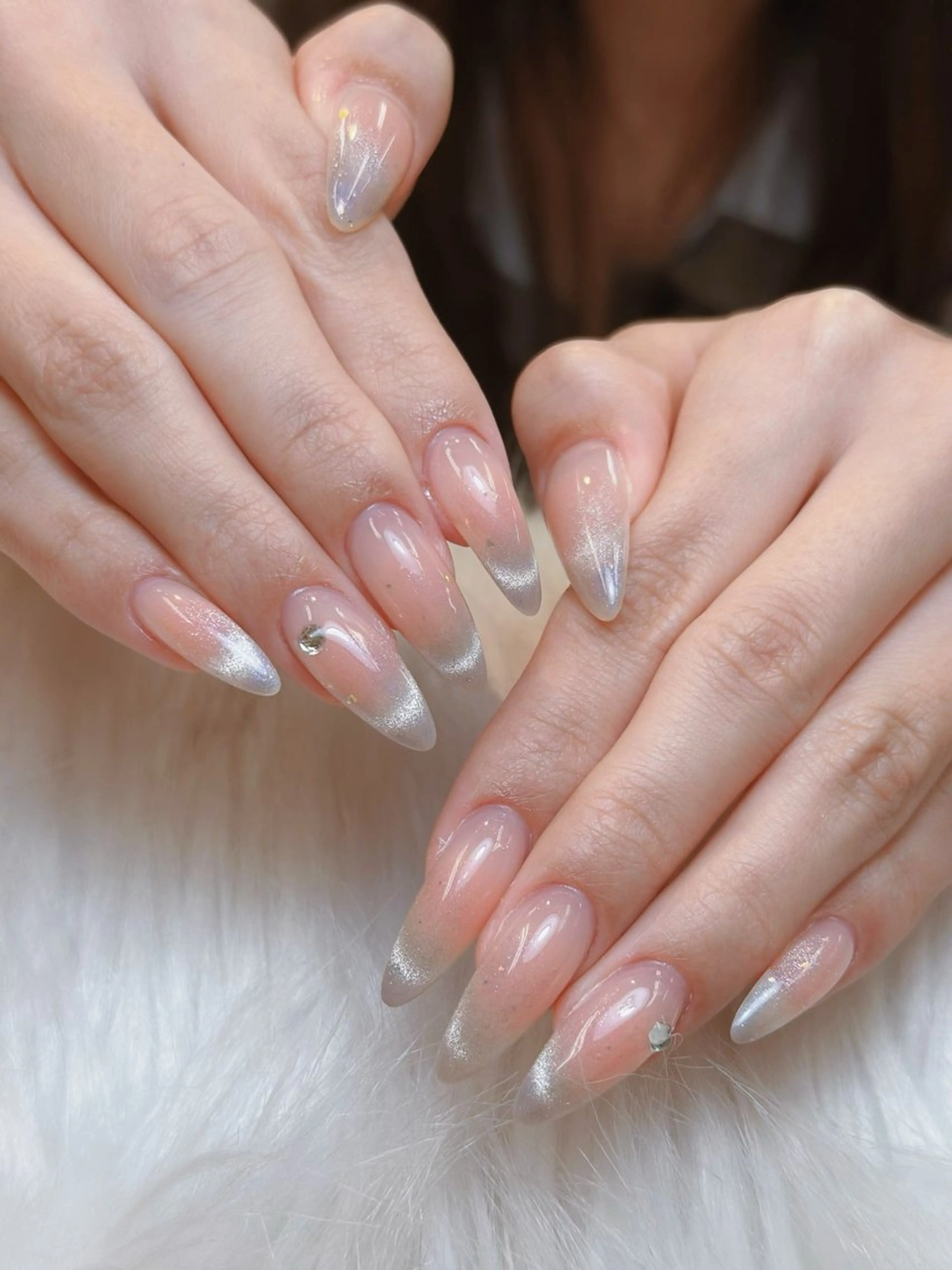 ネイル アートネイル 成人式 ジェルネイル ニュアンスネイル 夏ネイル ハンドネイル Nienail_ Luxeのネイルデザイン