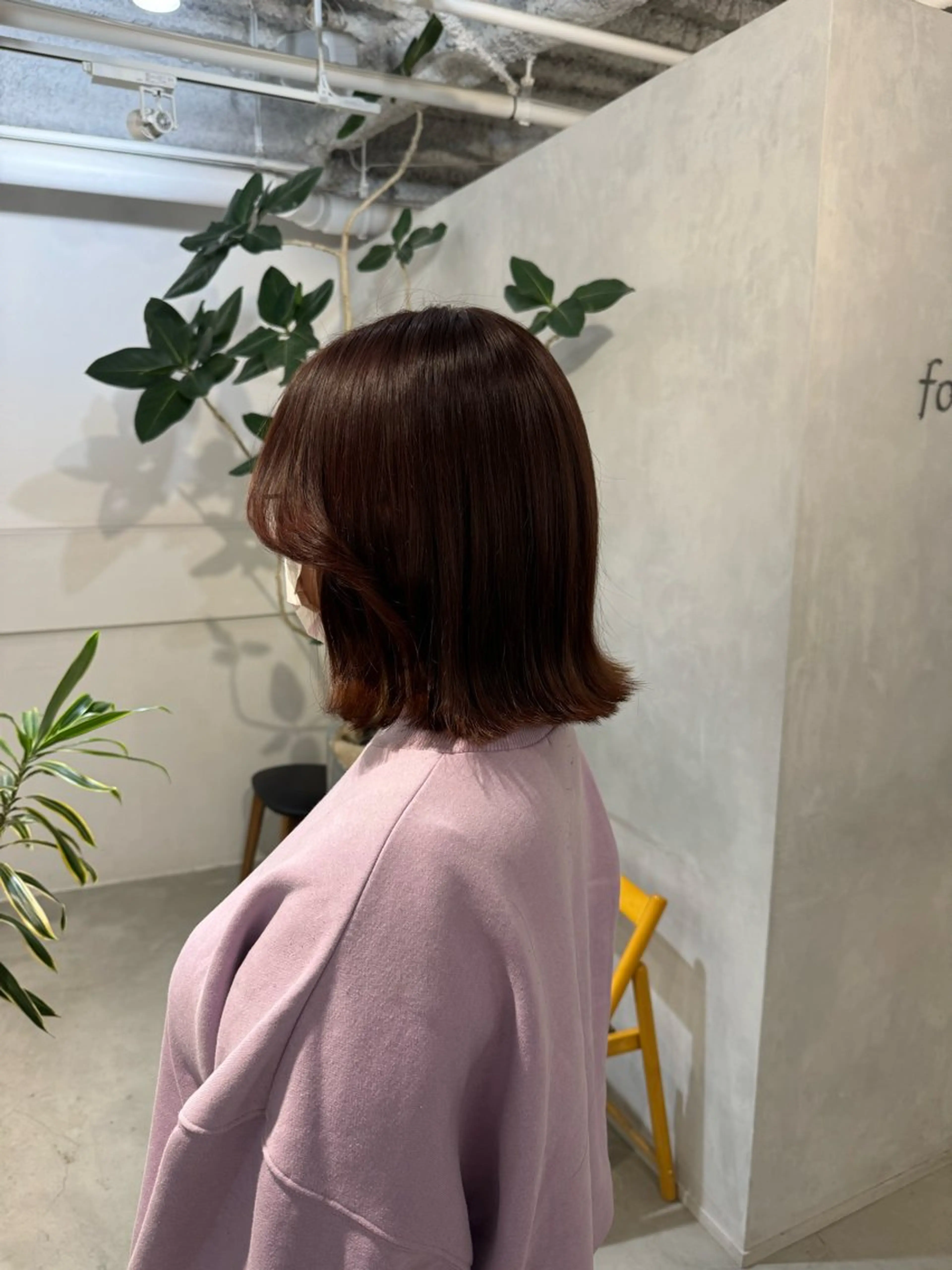 セミロング カット ヘアカラー トリートメント 顔周りcut・ご相談 ＝新宿しずく🇰🇷のヘアスタイル