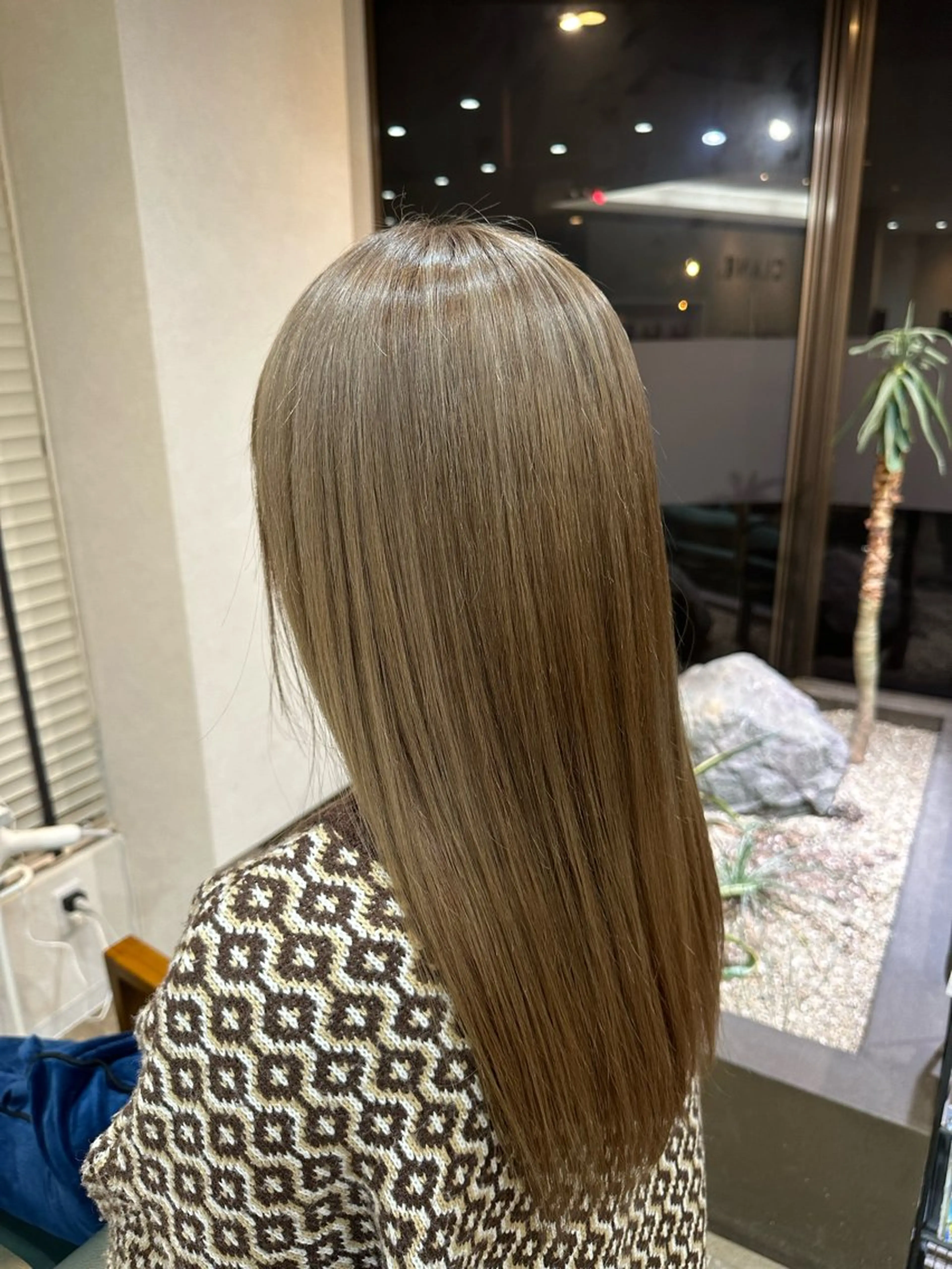 ロング 森 沙織のヘアスタイル