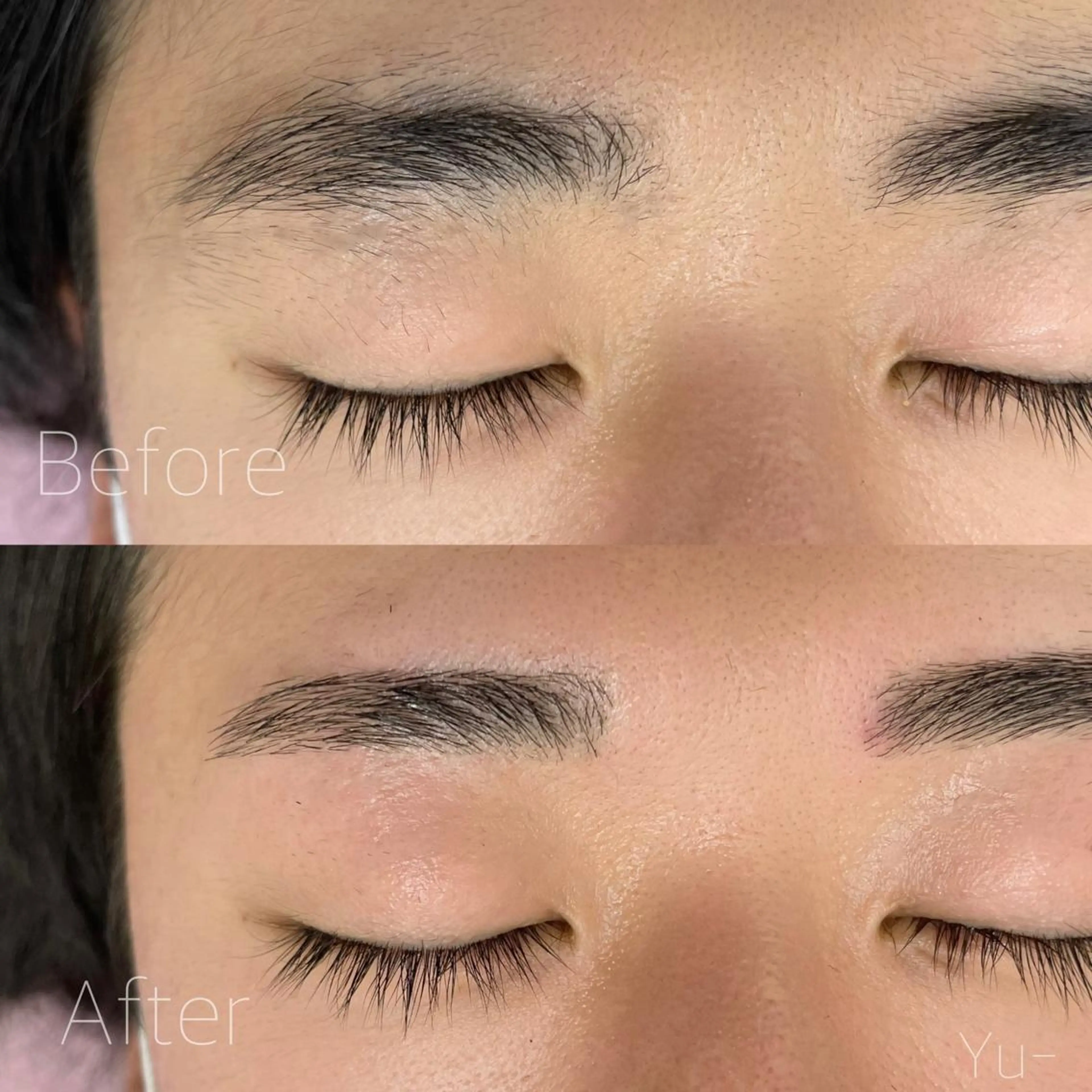 アイブロウ メンズアイブロウ y u-のマツエク・マツパデザイン