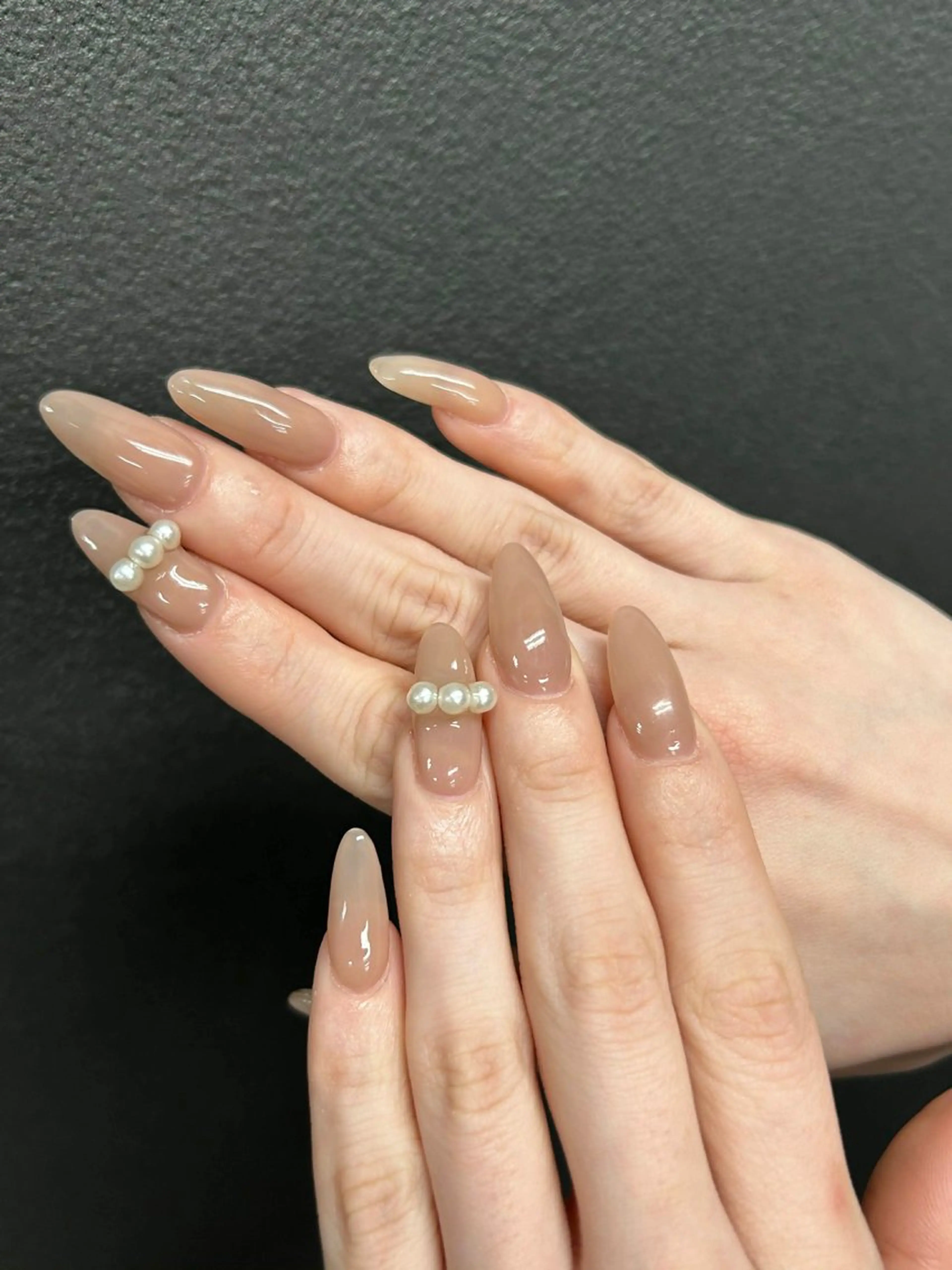 ネイル ワンカラーネイル ネイルチップ SORA ANA.CHUOのネイルデザイン