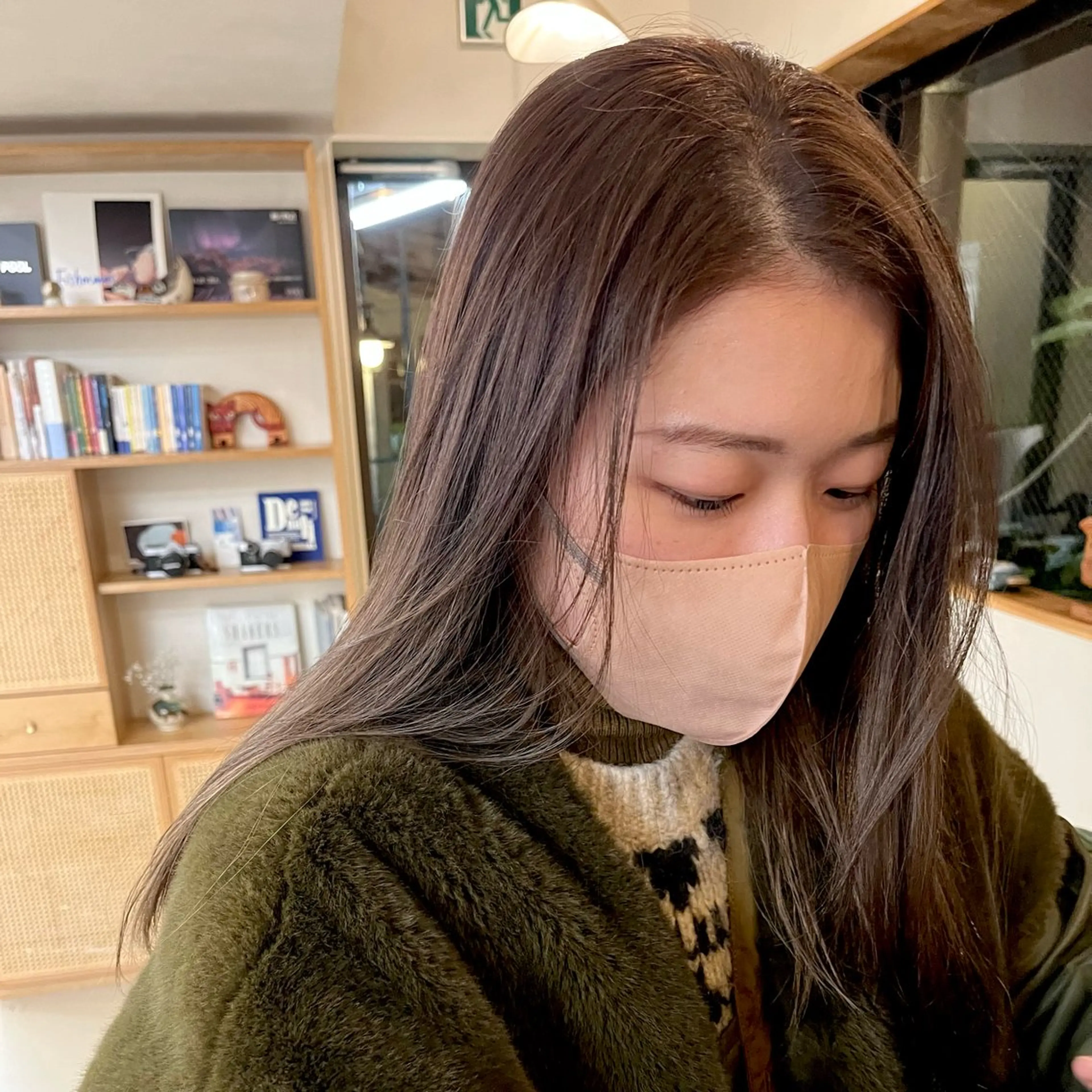 ロング カラー 宇野澤 銘のヘアスタイル