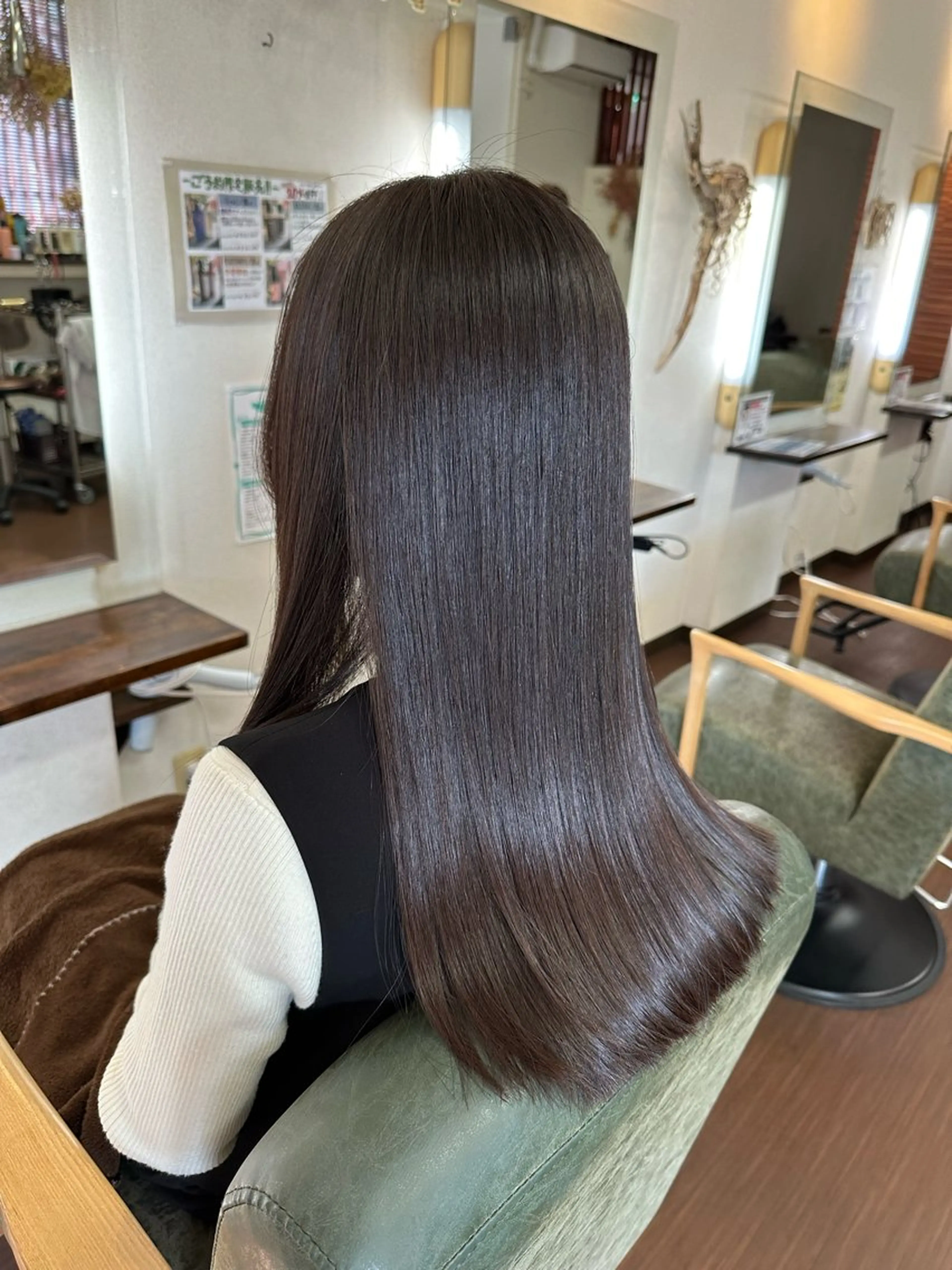 ロング トリートメント カット トリートメント 大人女性の艶カット カラー/菊池柊真🌟のヘアスタイル