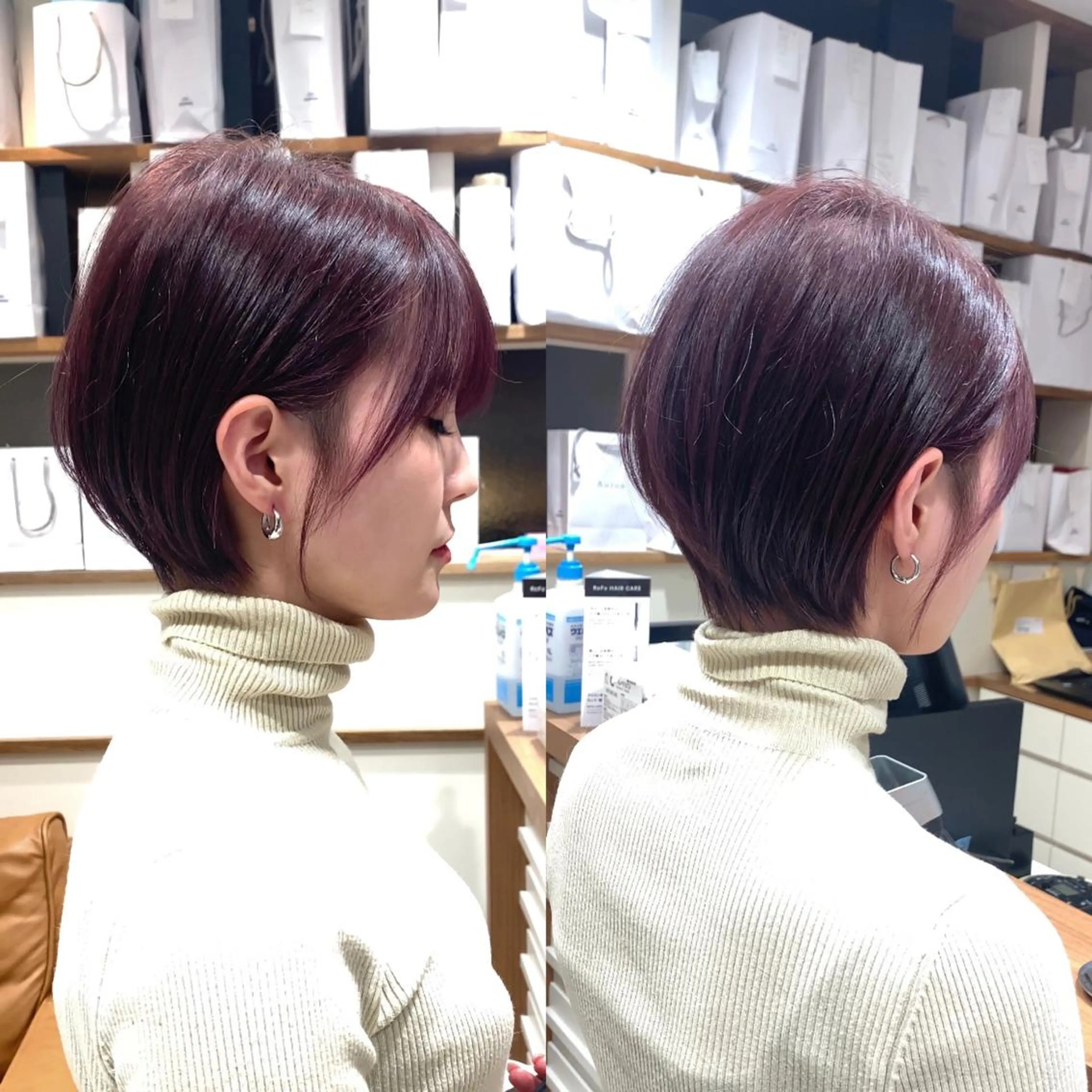 ショート 林 瑞起のヘアスタイル